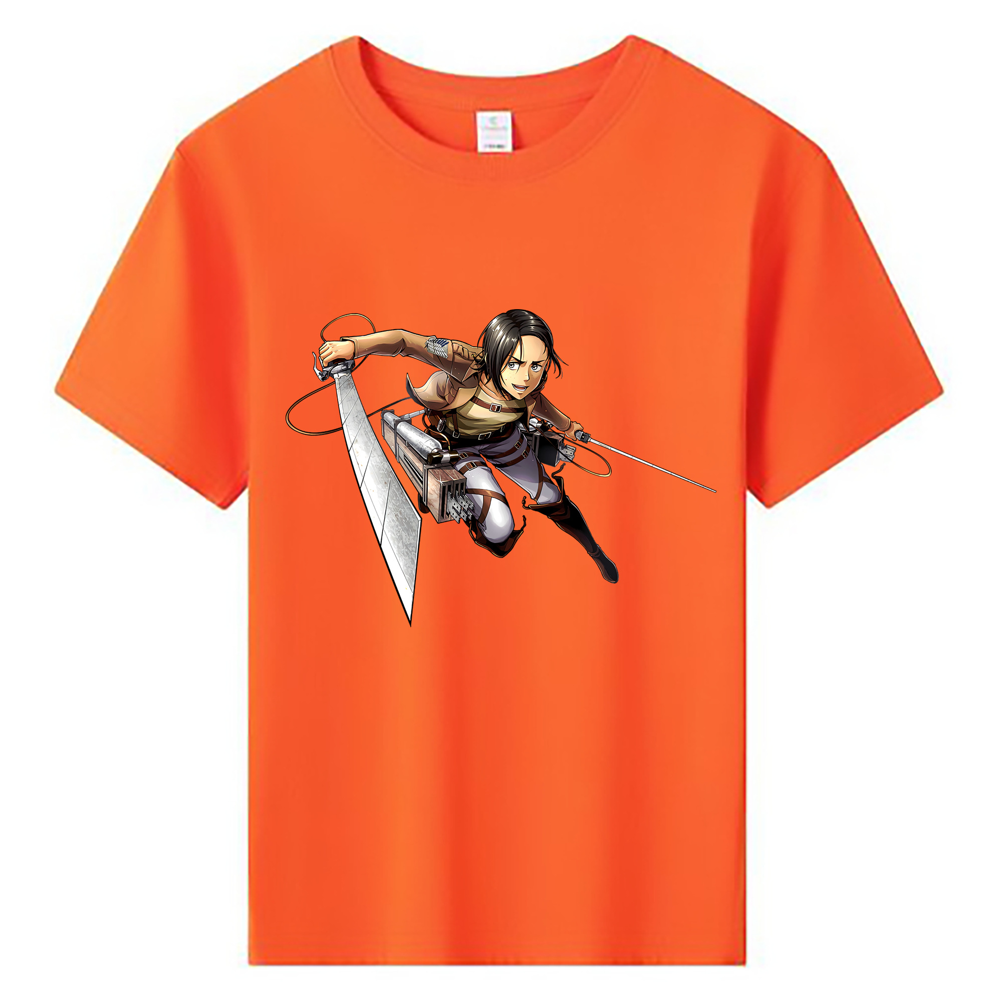 （画像用） 進撃の巨人 Attack on Titan 綿100％キッズTシャツ（フロントプリント）