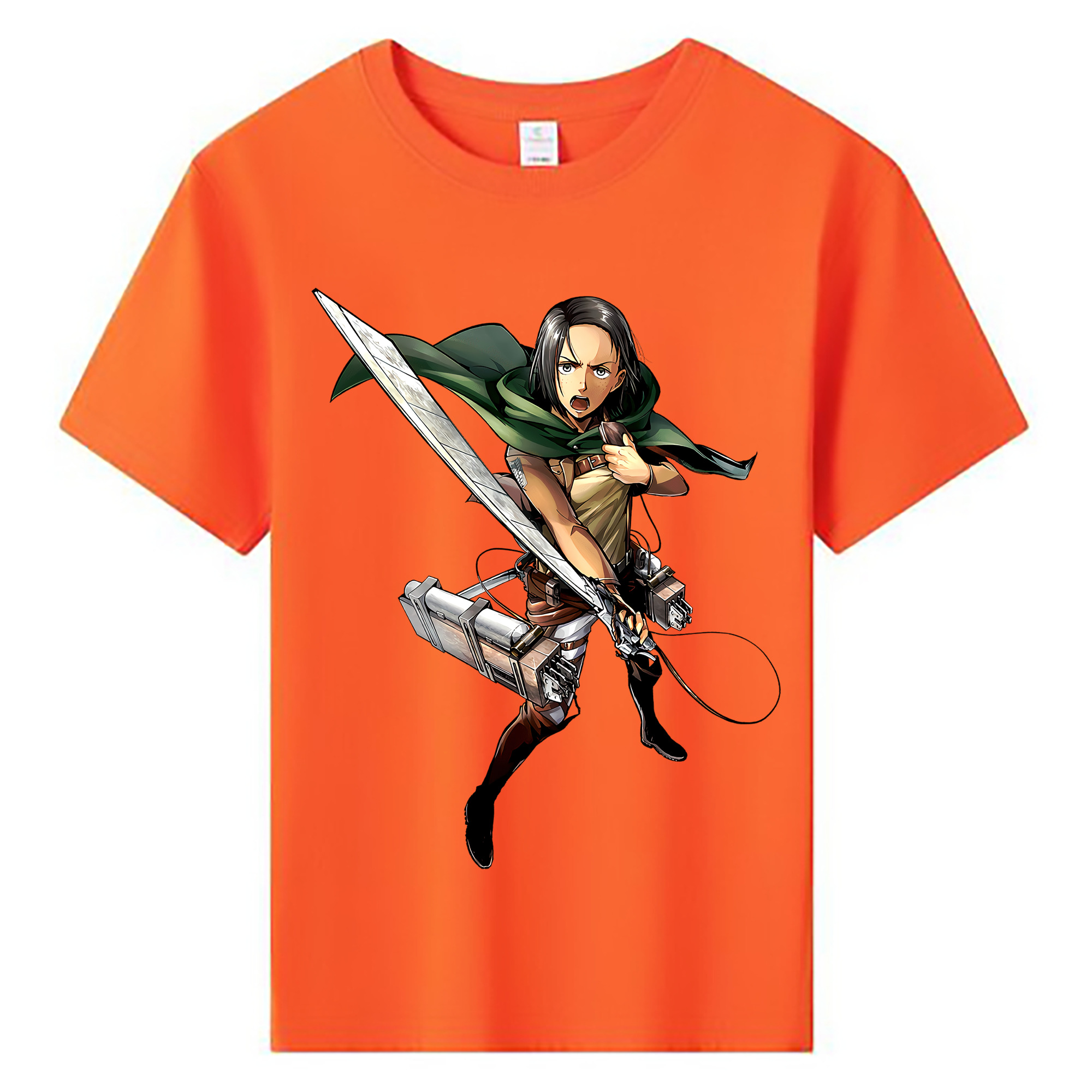 （画像用） 進撃の巨人 Attack on Titan 綿100％キッズTシャツ（フロントプリント）