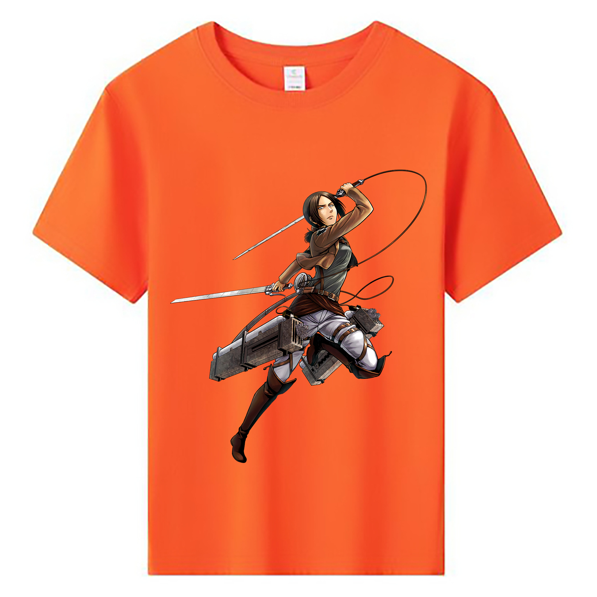 （画像用） 進撃の巨人 Attack on Titan 綿100％キッズTシャツ（フロントプリント）