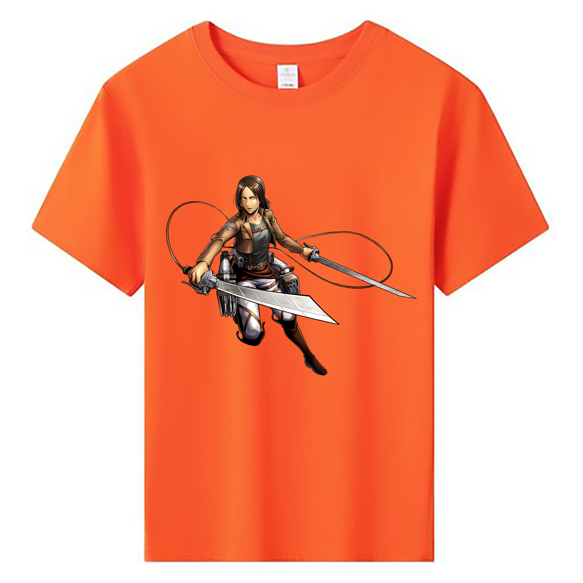 （画像用） 進撃の巨人 Attack on Titan 綿100％キッズTシャツ（フロントプリント）