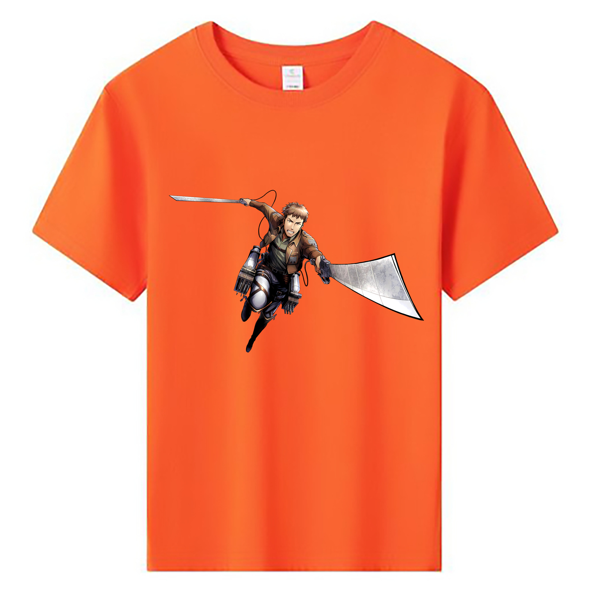 （画像用） 進撃の巨人 Attack on Titan 綿100％キッズTシャツ（フロントプリント）