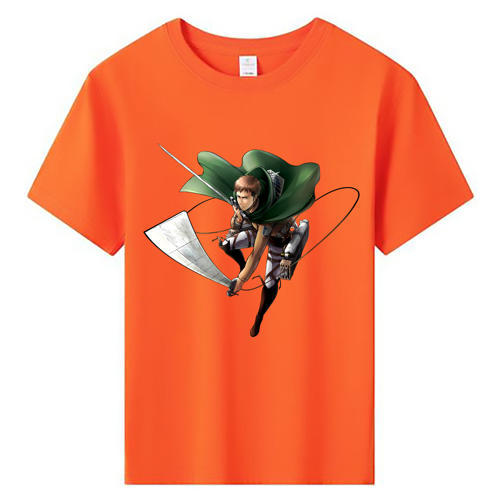 （画像用） 進撃の巨人 Attack on Titan 綿100％キッズTシャツ（フロントプリント）