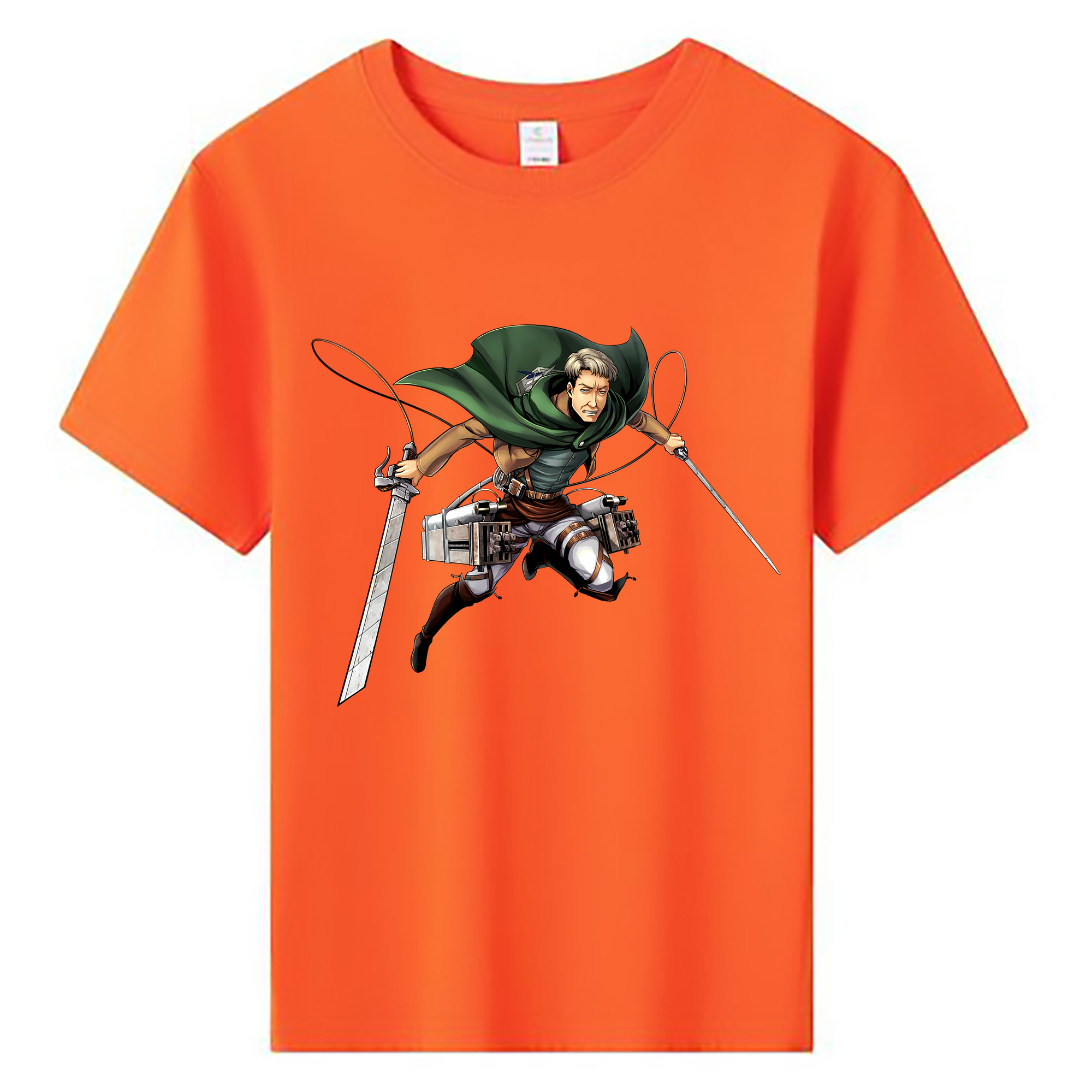 （画像用） 進撃の巨人 Attack on Titan 綿100％キッズTシャツ（フロントプリント）