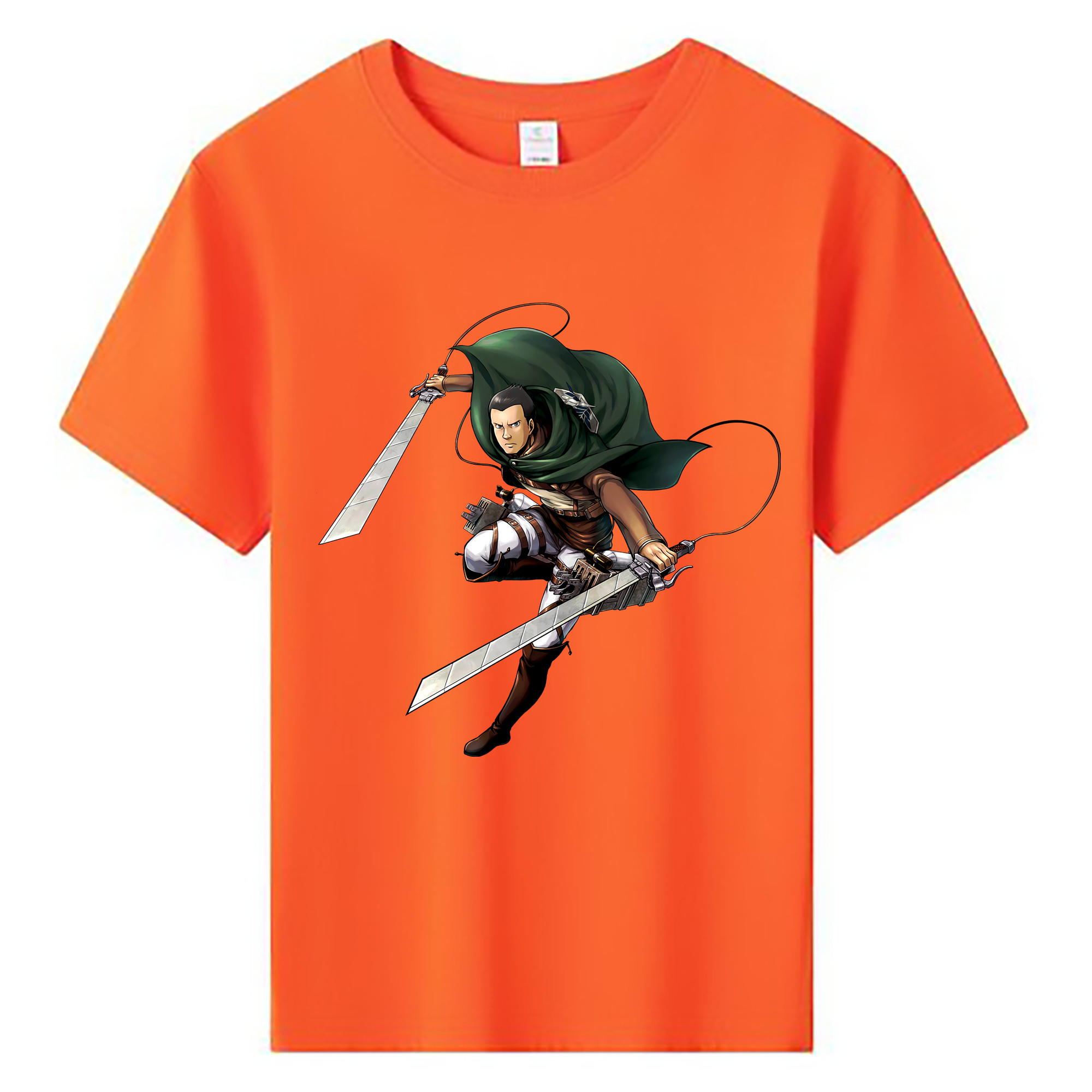 （画像用） 進撃の巨人 Attack on Titan 綿100％キッズTシャツ（フロントプリント）