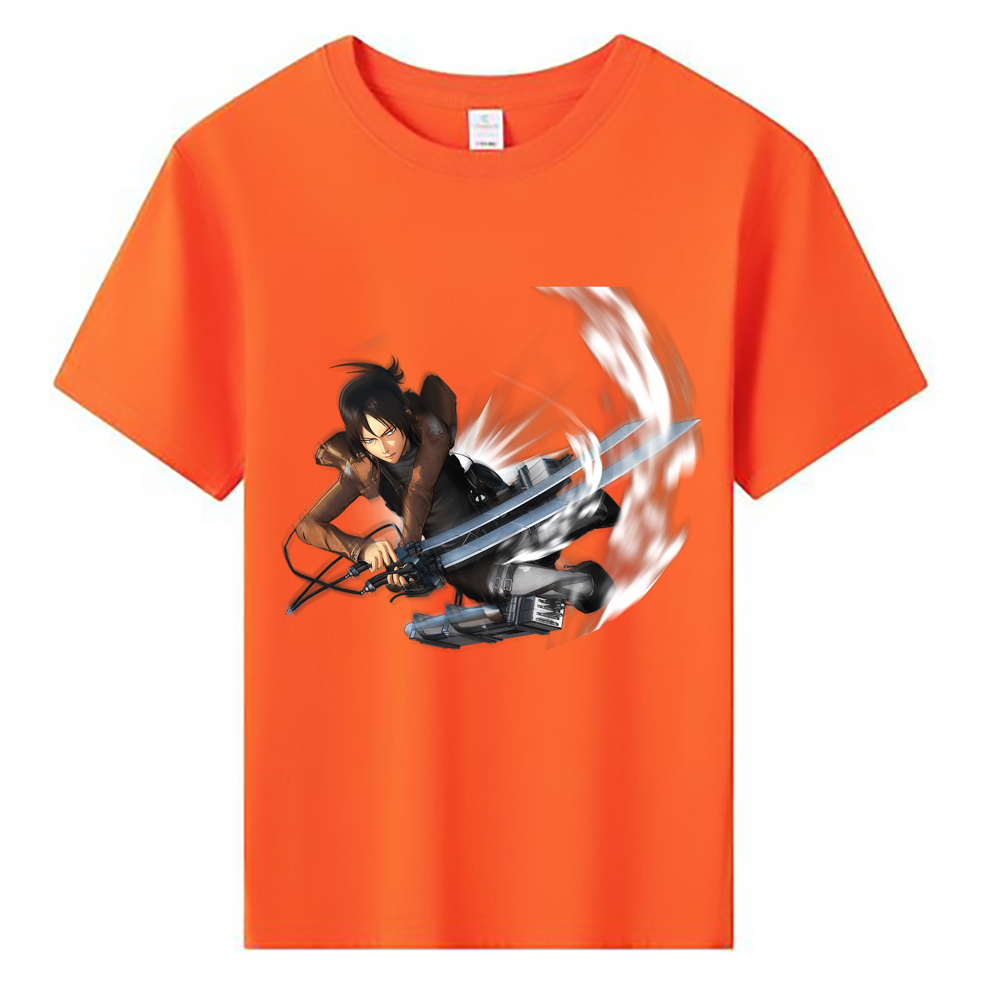 （画像用） 進撃の巨人 Attack on Titan 綿100％キッズTシャツ（フロントプリント）