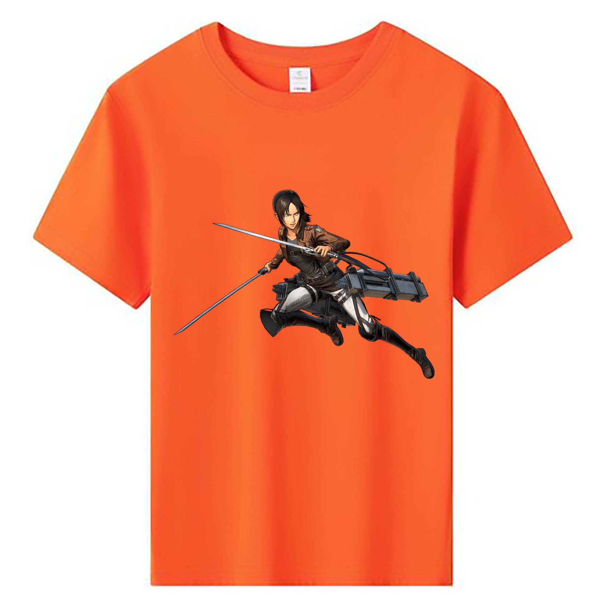 （画像用） 進撃の巨人 Attack on Titan 綿100％キッズTシャツ（フロントプリント）