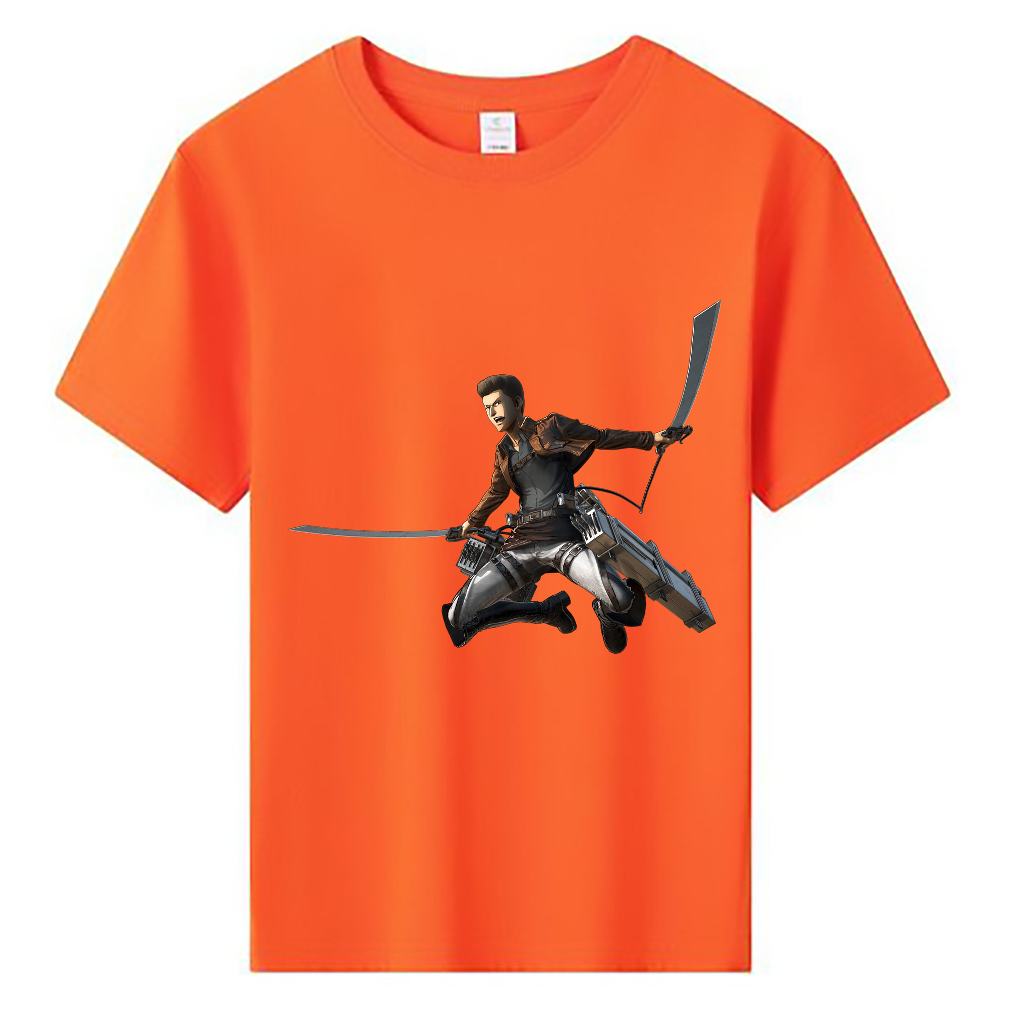 （画像用） 進撃の巨人 Attack on Titan 綿100％キッズTシャツ（フロントプリント）