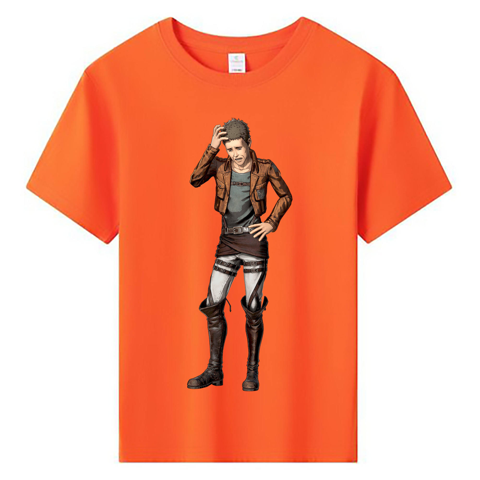 （画像用） 進撃の巨人 Attack on Titan 綿100％キッズTシャツ（フロントプリント）