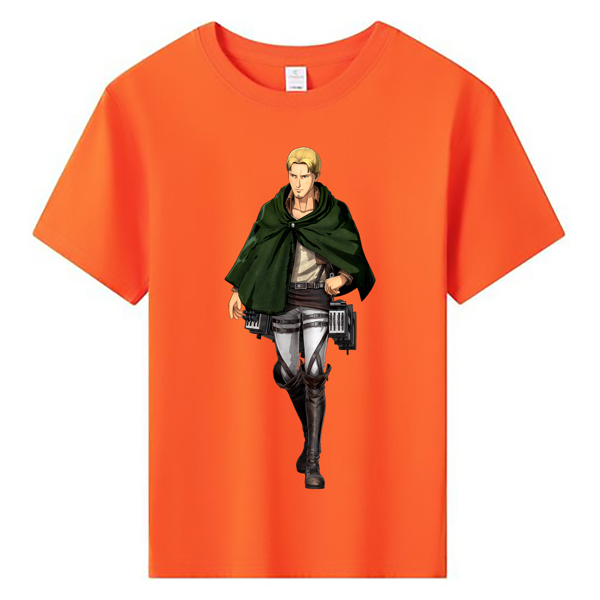 （画像用） 進撃の巨人 Attack on Titan 綿100％キッズTシャツ（フロントプリント）