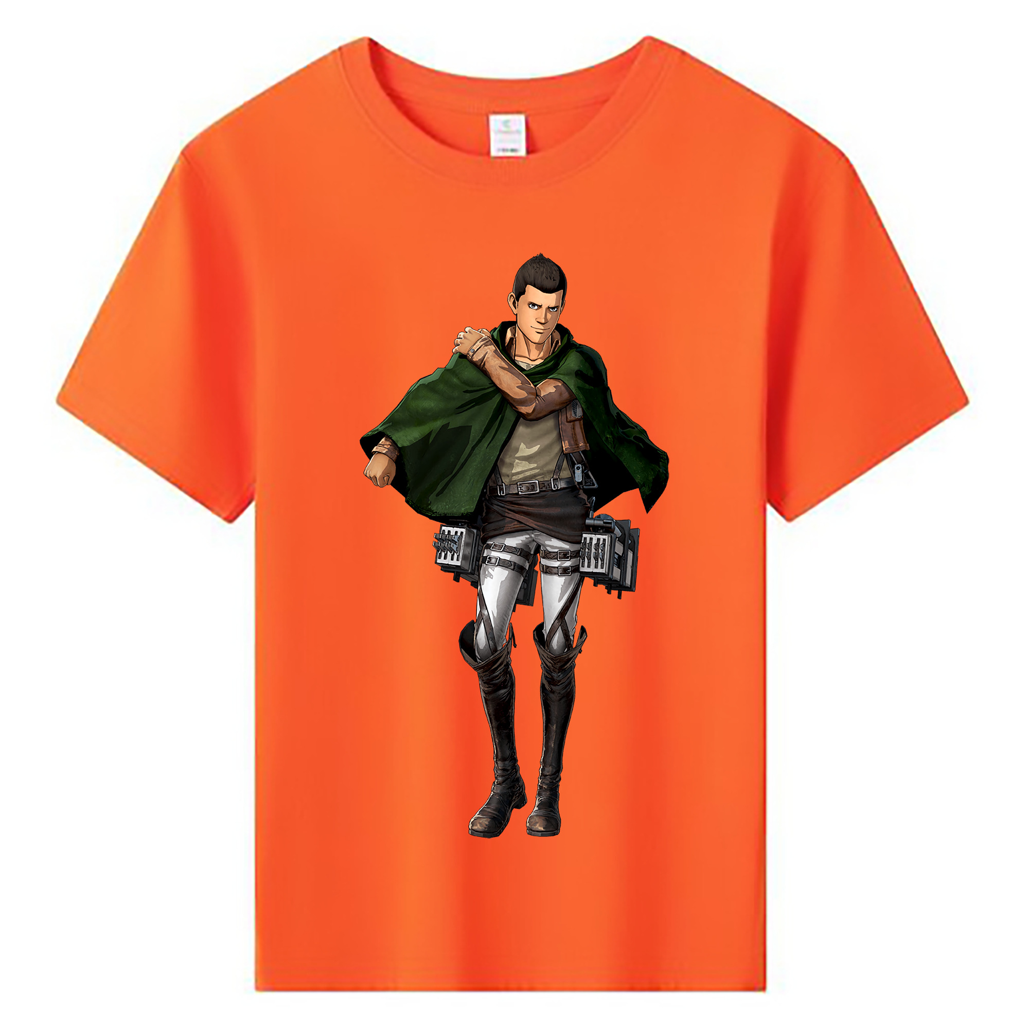 （画像用） 進撃の巨人 Attack on Titan 綿100％キッズTシャツ（フロントプリント）
