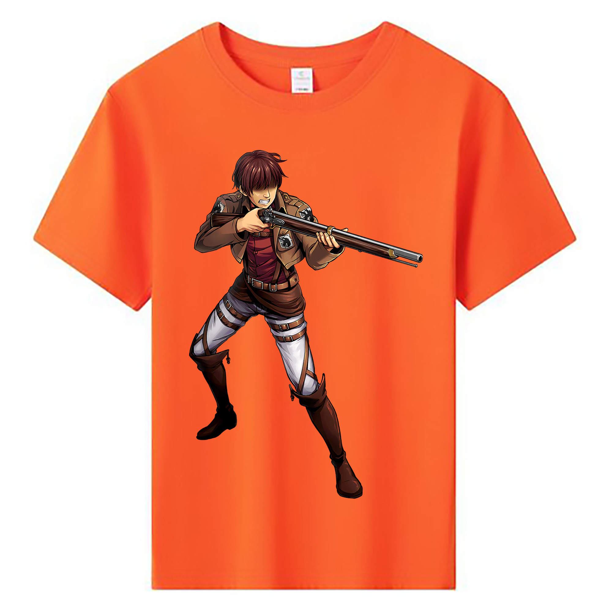 （画像用） 進撃の巨人 Attack on Titan 綿100％キッズTシャツ（フロントプリント）