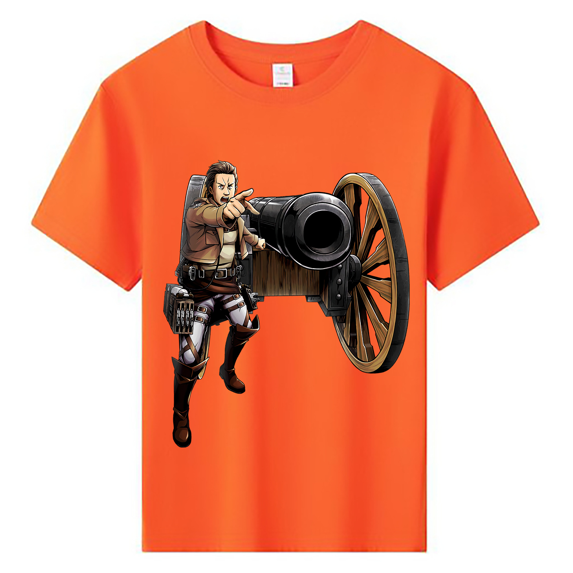（画像用） 進撃の巨人 Attack on Titan 綿100％キッズTシャツ（フロントプリント）