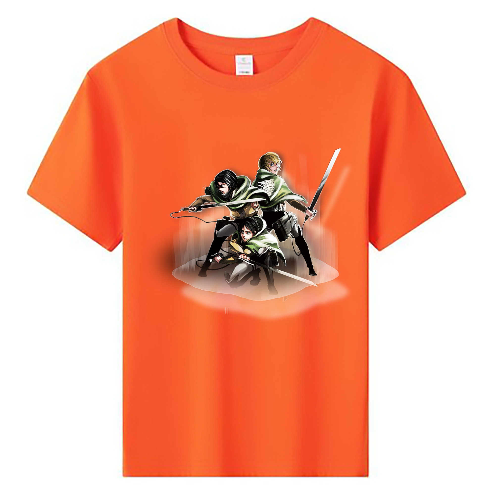 （画像用） 進撃の巨人 Attack on Titan 綿100％キッズTシャツ（フロントプリント）