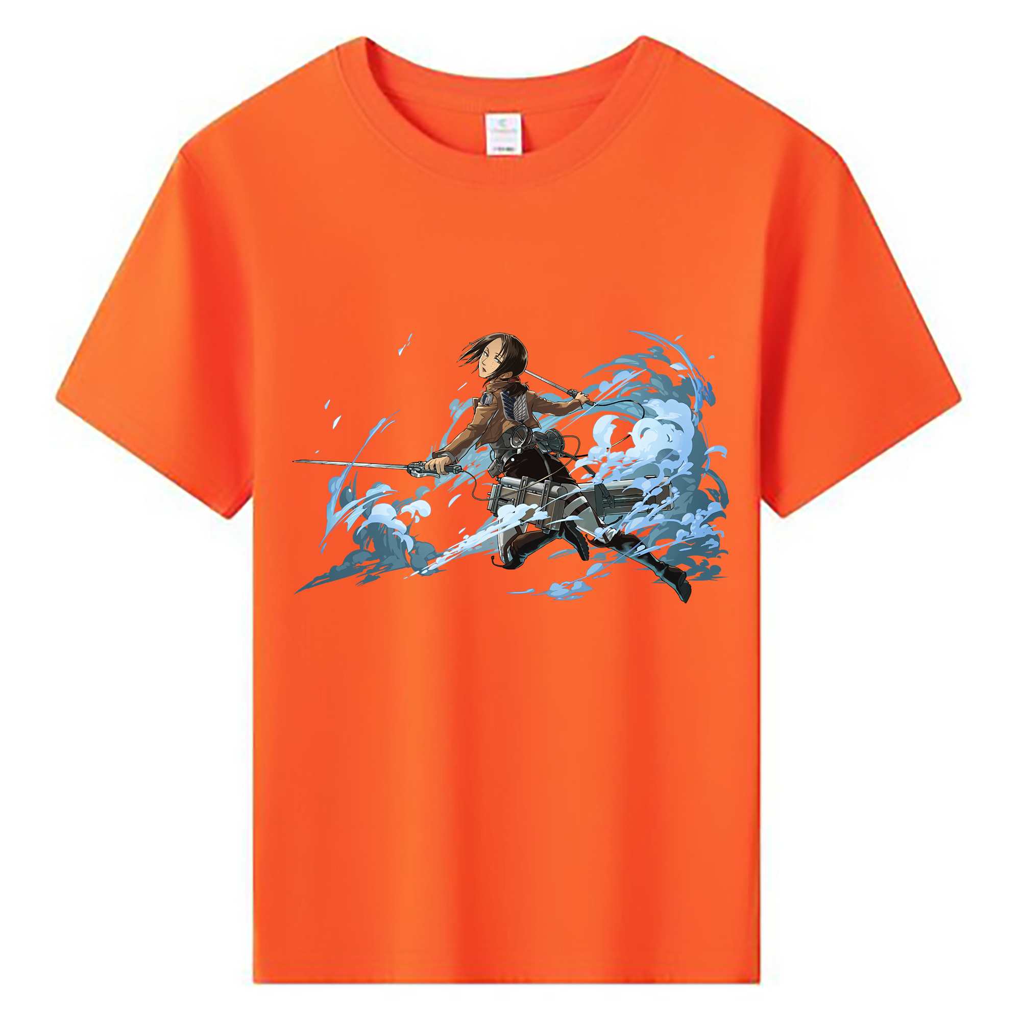 （画像用） 進撃の巨人 Attack on Titan 綿100％キッズTシャツ（フロントプリント）