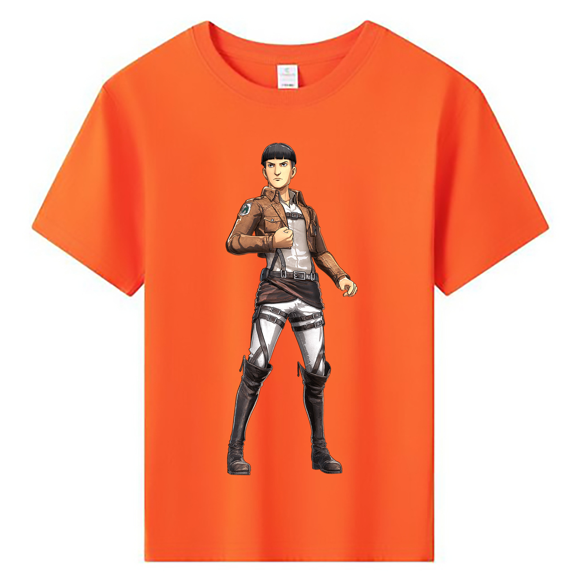 （画像用） 進撃の巨人 Attack on Titan 綿100％キッズTシャツ（フロントプリント）