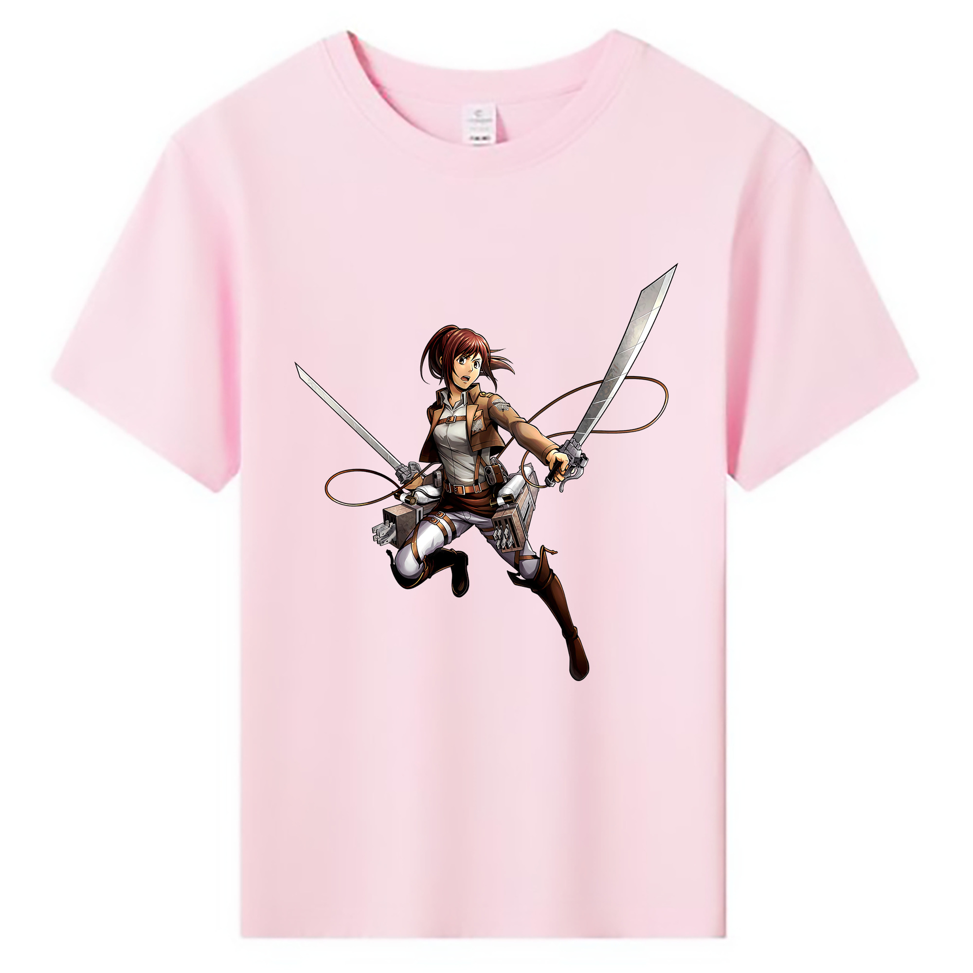 （画像用） 進撃の巨人 サシャ·ブラウス Attack on Titan Sasha Blaus 綿100％キッズTシャツ（フロントプリント）