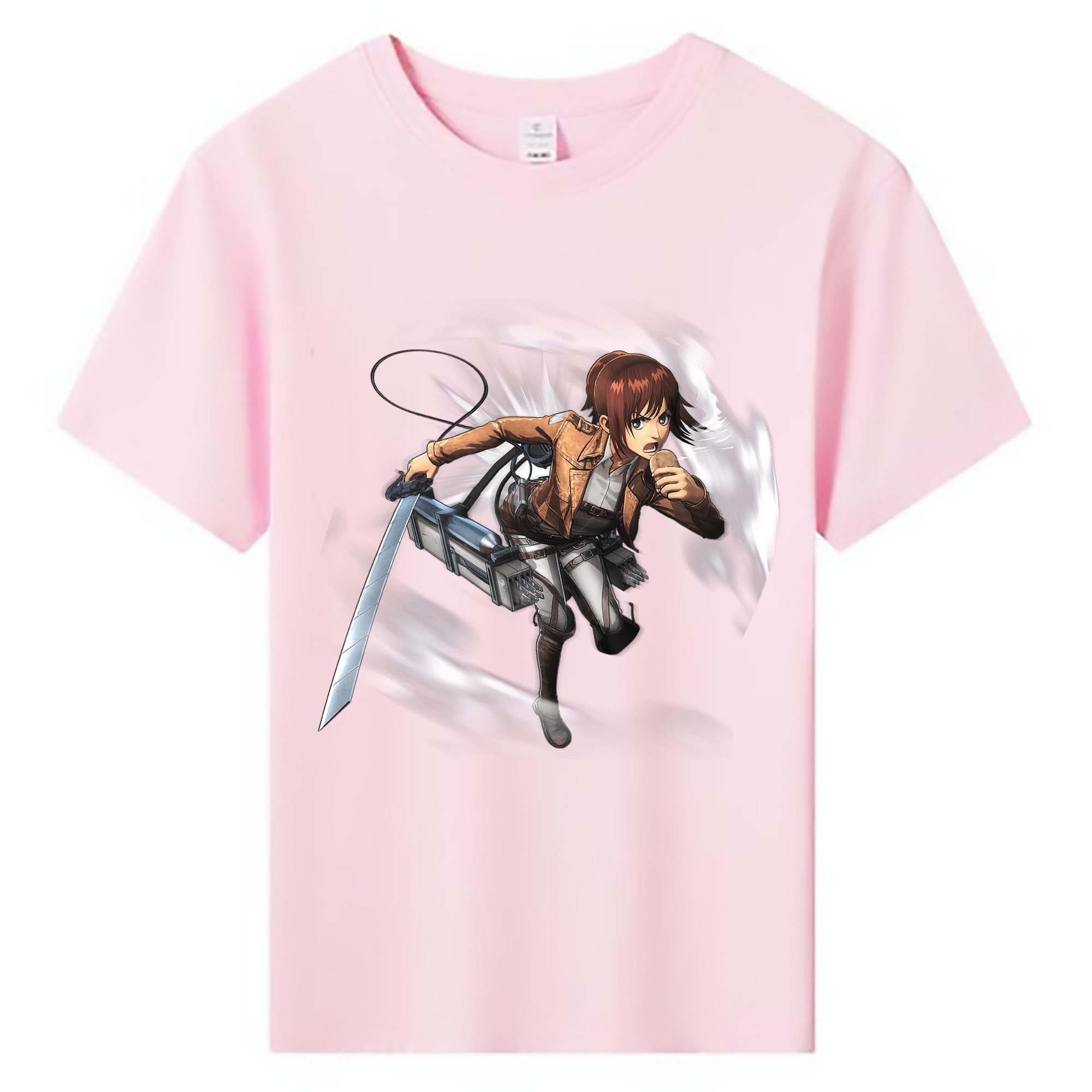 （画像用） 進撃の巨人 サシャ·ブラウス Attack on Titan Sasha Blaus 綿100％キッズTシャツ（フロントプリント）