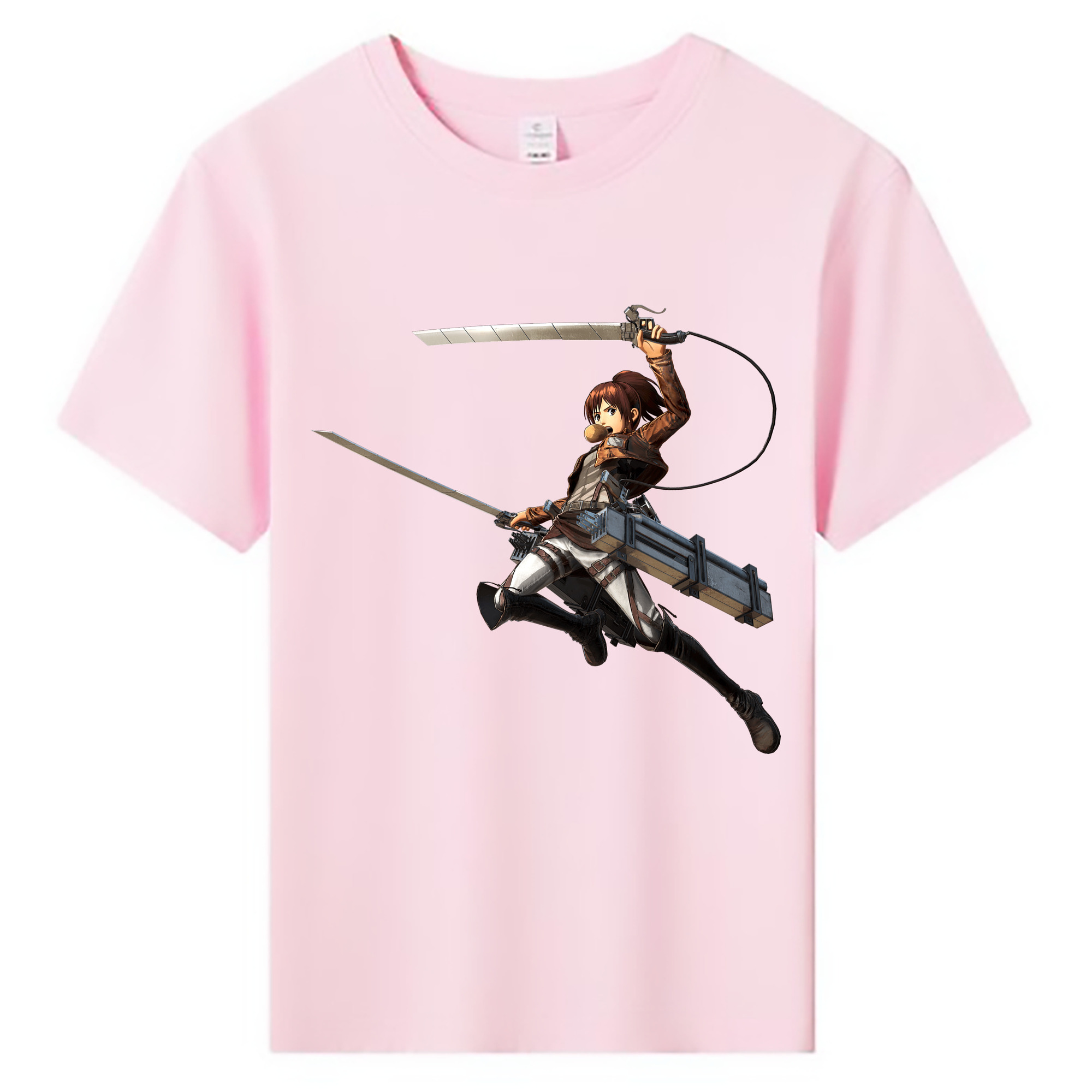 （画像用） 進撃の巨人 サシャ·ブラウス Attack on Titan Sasha Blaus 綿100％キッズTシャツ（フロントプリント）
