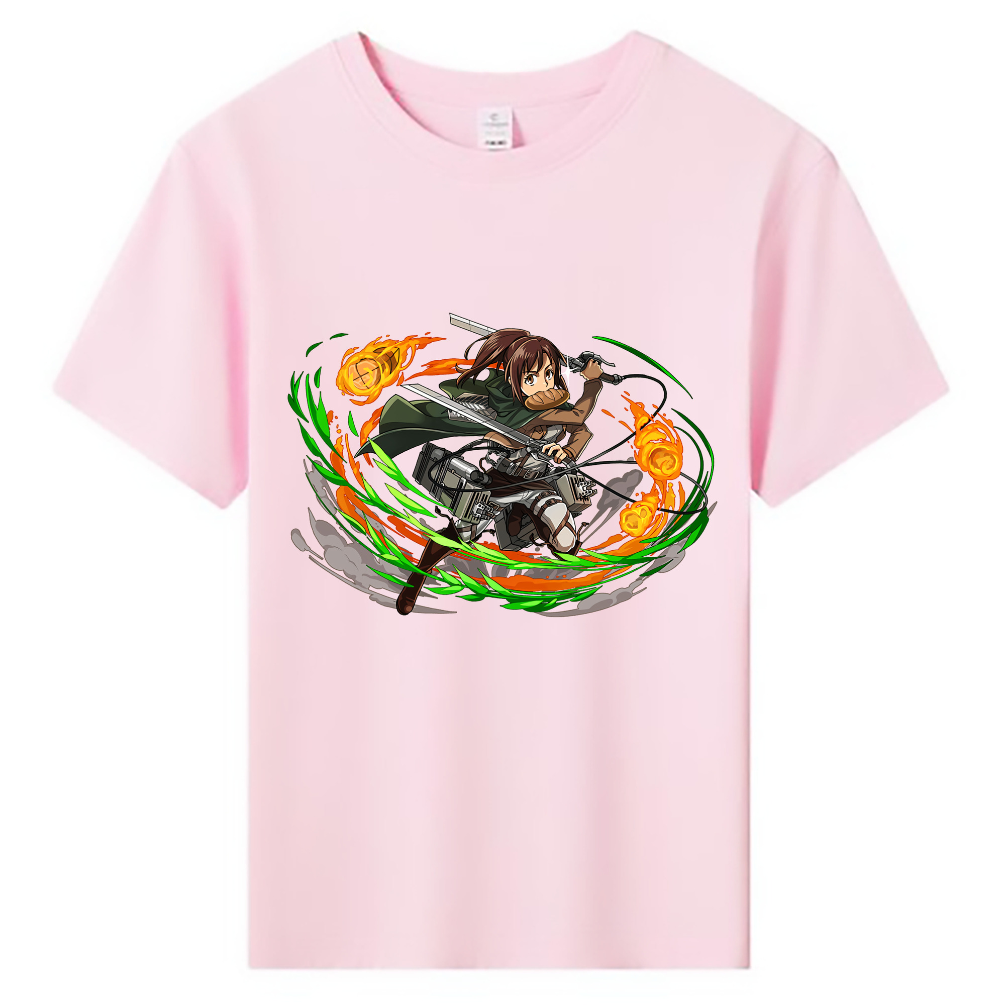 （画像用） 進撃の巨人 サシャ·ブラウス Attack on Titan Sasha Blaus 綿100％キッズTシャツ（フロントプリント）
