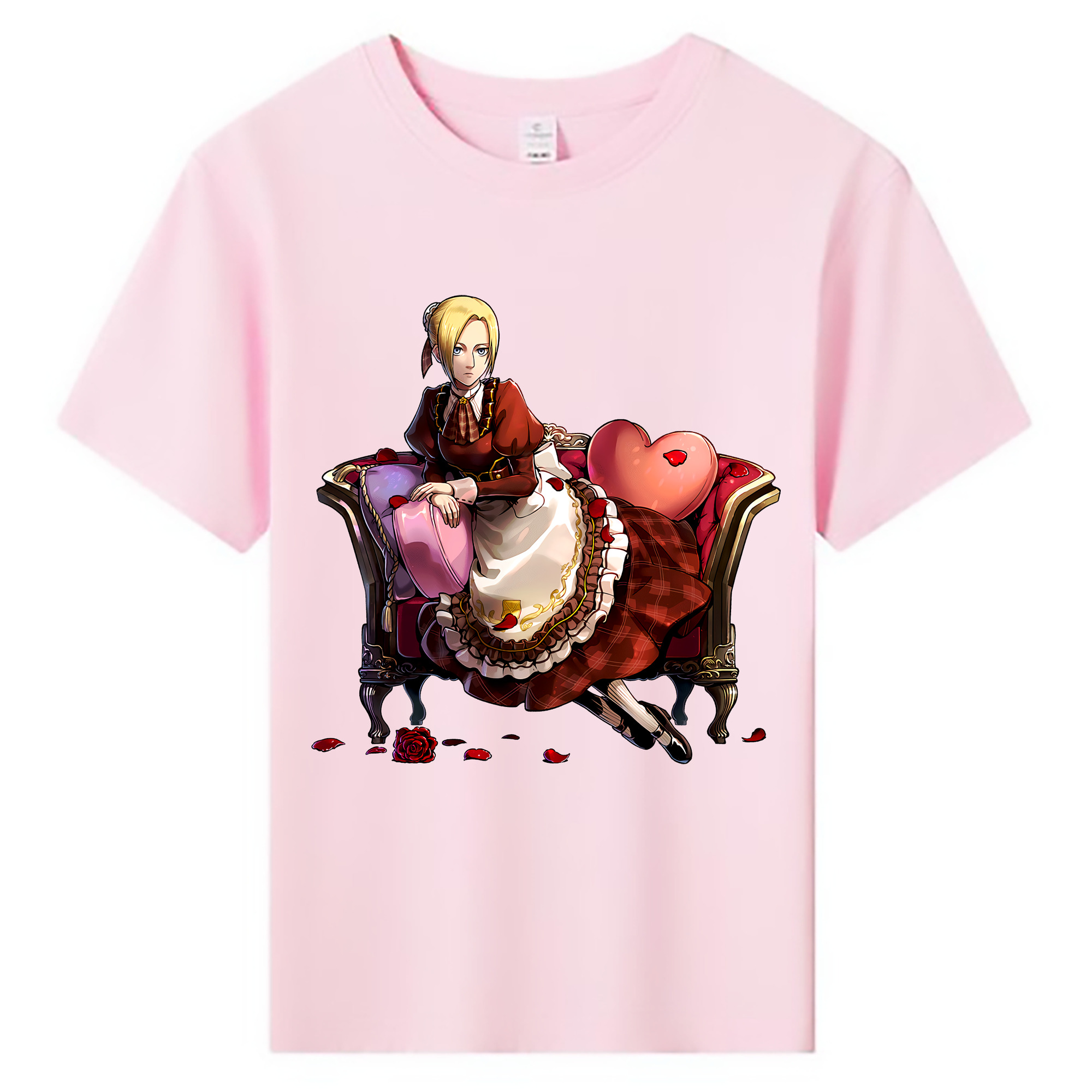 （画像用） 進撃の巨人 アニ・レオンハート Attack on Titan Annie Leonhart 綿100％キッズTシャツ（フロントプリント）