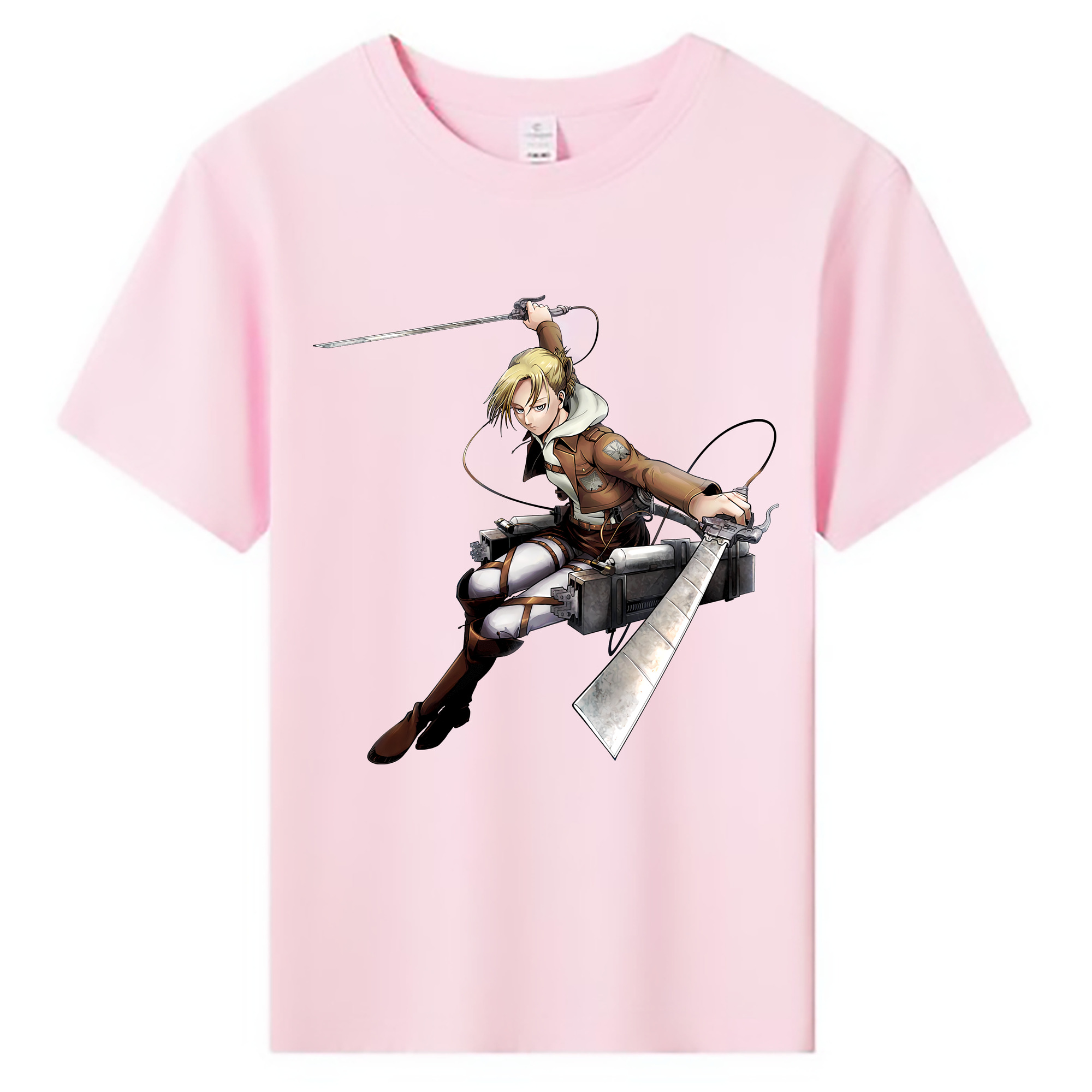 （画像用） 進撃の巨人 アニ・レオンハート Attack on Titan Annie Leonhart 綿100％キッズTシャツ（フロントプリント）