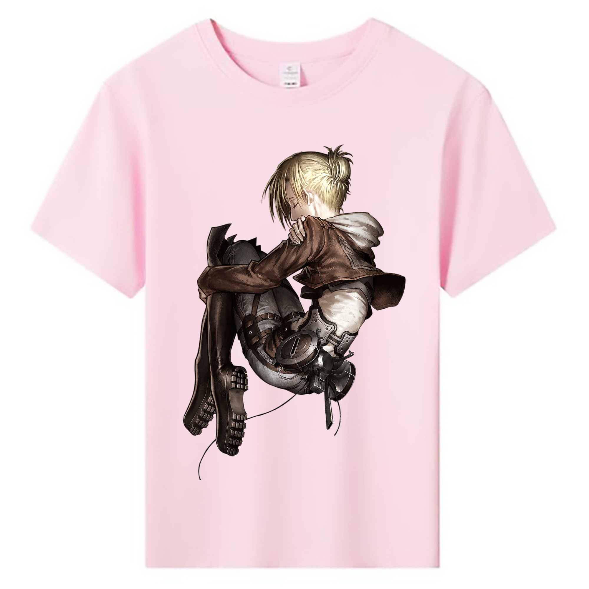 （画像用） 進撃の巨人 アニ・レオンハート Attack on Titan Annie Leonhart 綿100％キッズTシャツ（フロントプリント）