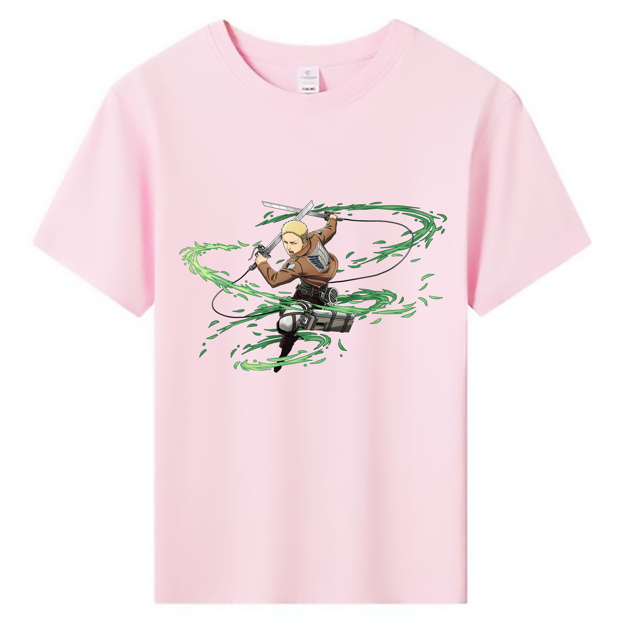 （画像用） 進撃の巨人 ライナー・ブラウン Attack on Titan Reiner Braun 綿100％キッズTシャツ（フロントプリント）