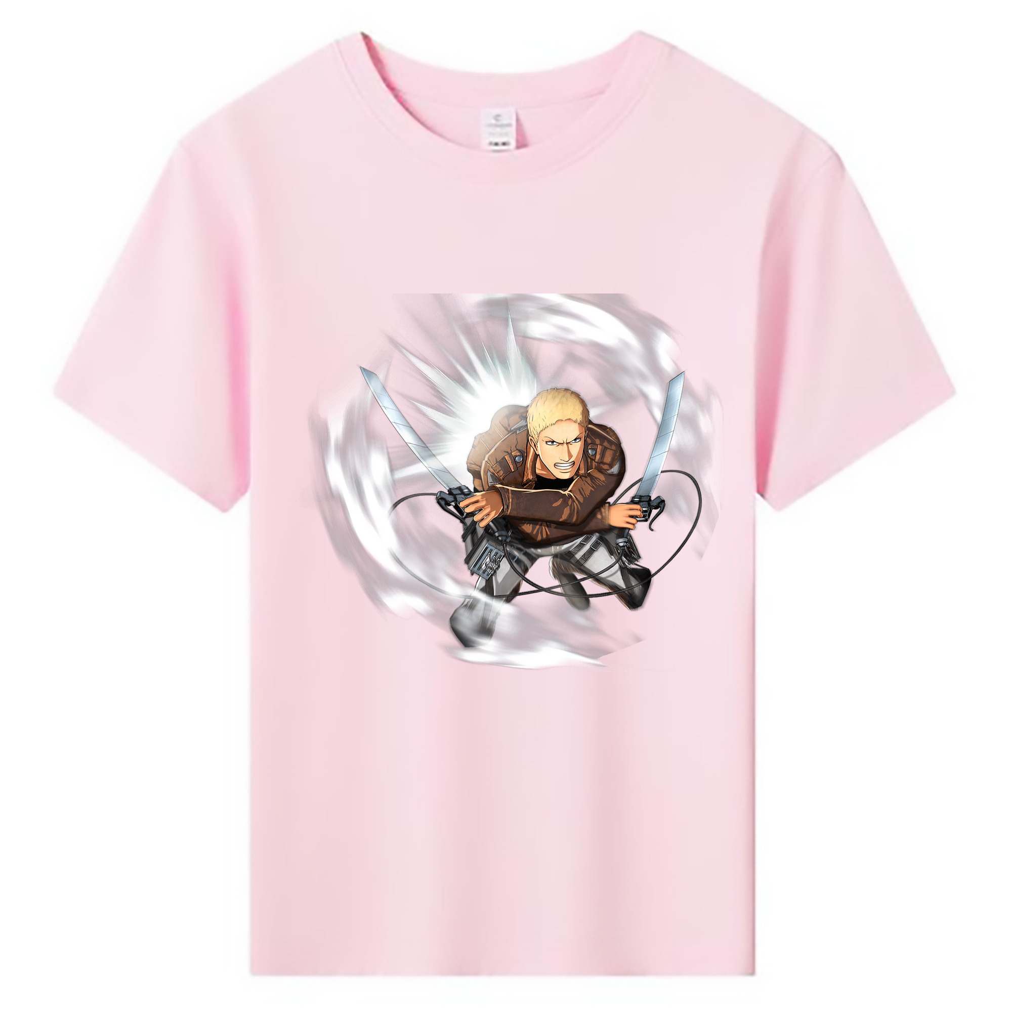 （画像用） 進撃の巨人 ライナー・ブラウン Attack on Titan Reiner Braun 綿100％キッズTシャツ（フロントプリント）