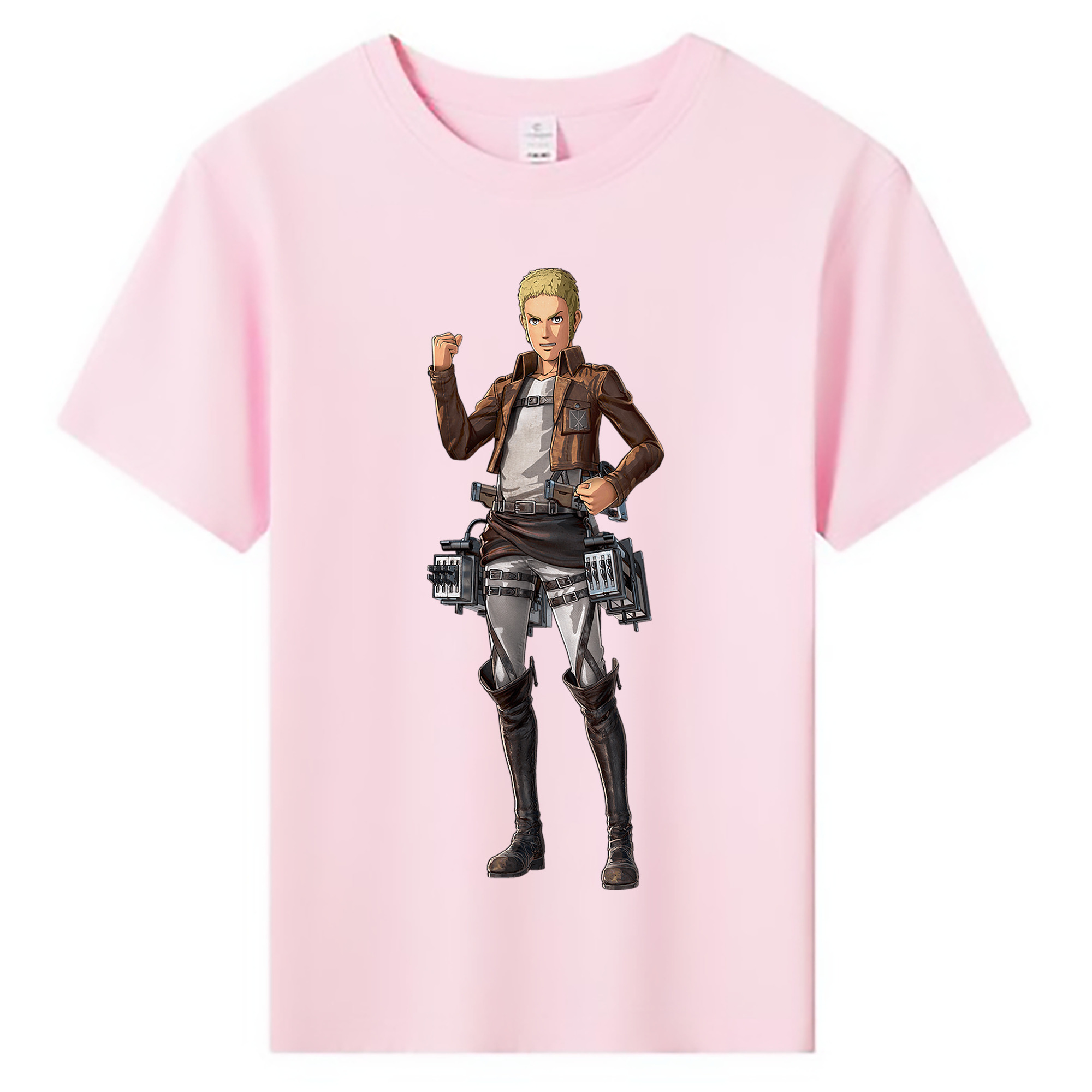 （画像用） 進撃の巨人 ライナー・ブラウン Attack on Titan Reiner Braun 綿100％キッズTシャツ（フロントプリント）