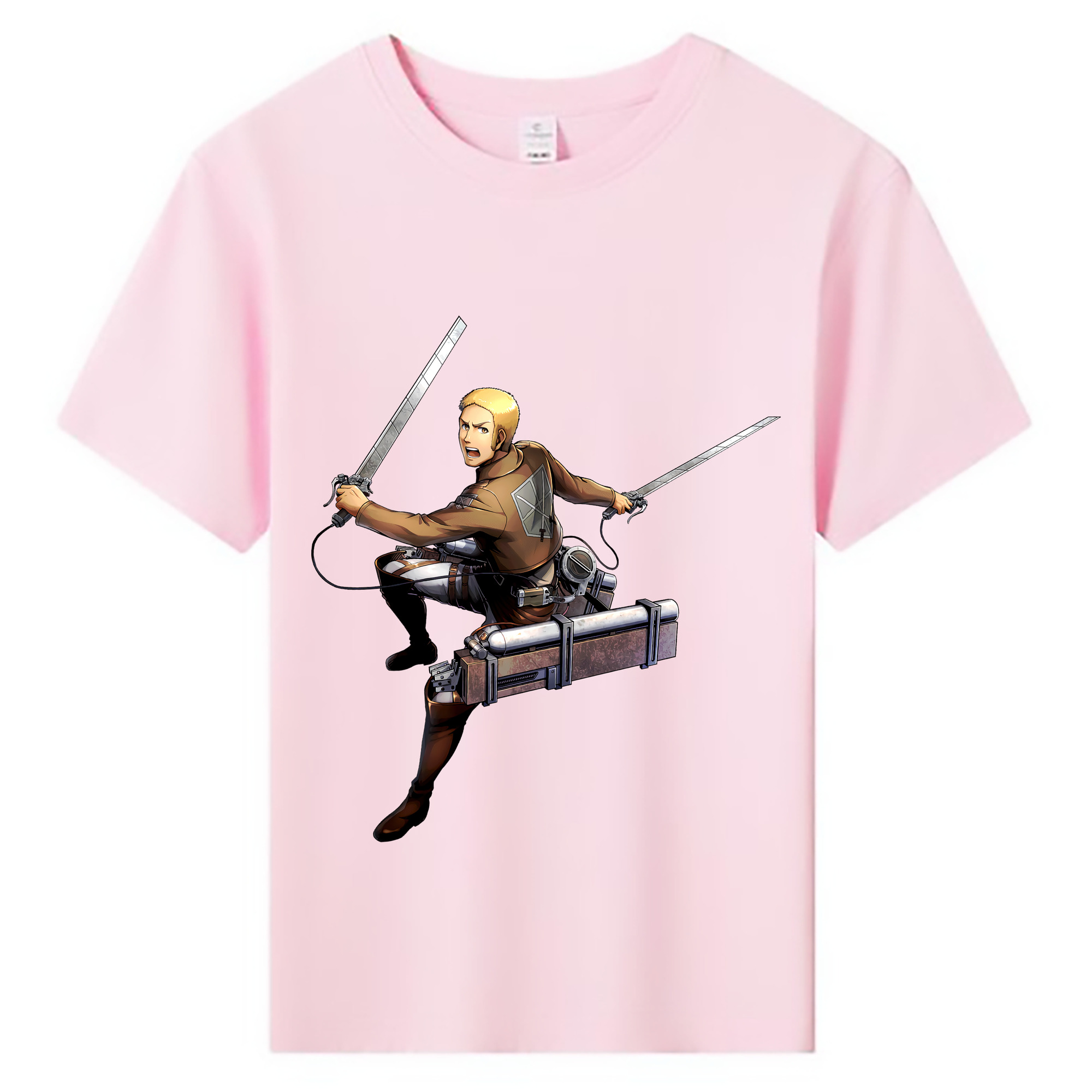 （画像用） 進撃の巨人 ライナー・ブラウン Attack on Titan Reiner Braun 綿100％キッズTシャツ（フロントプリント）