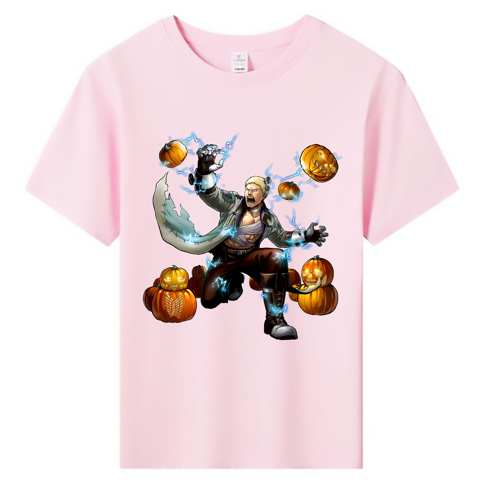（画像用） 進撃の巨人 ライナー・ブラウン Attack on Titan Reiner Braun 綿100％キッズTシャツ（フロントプリント）