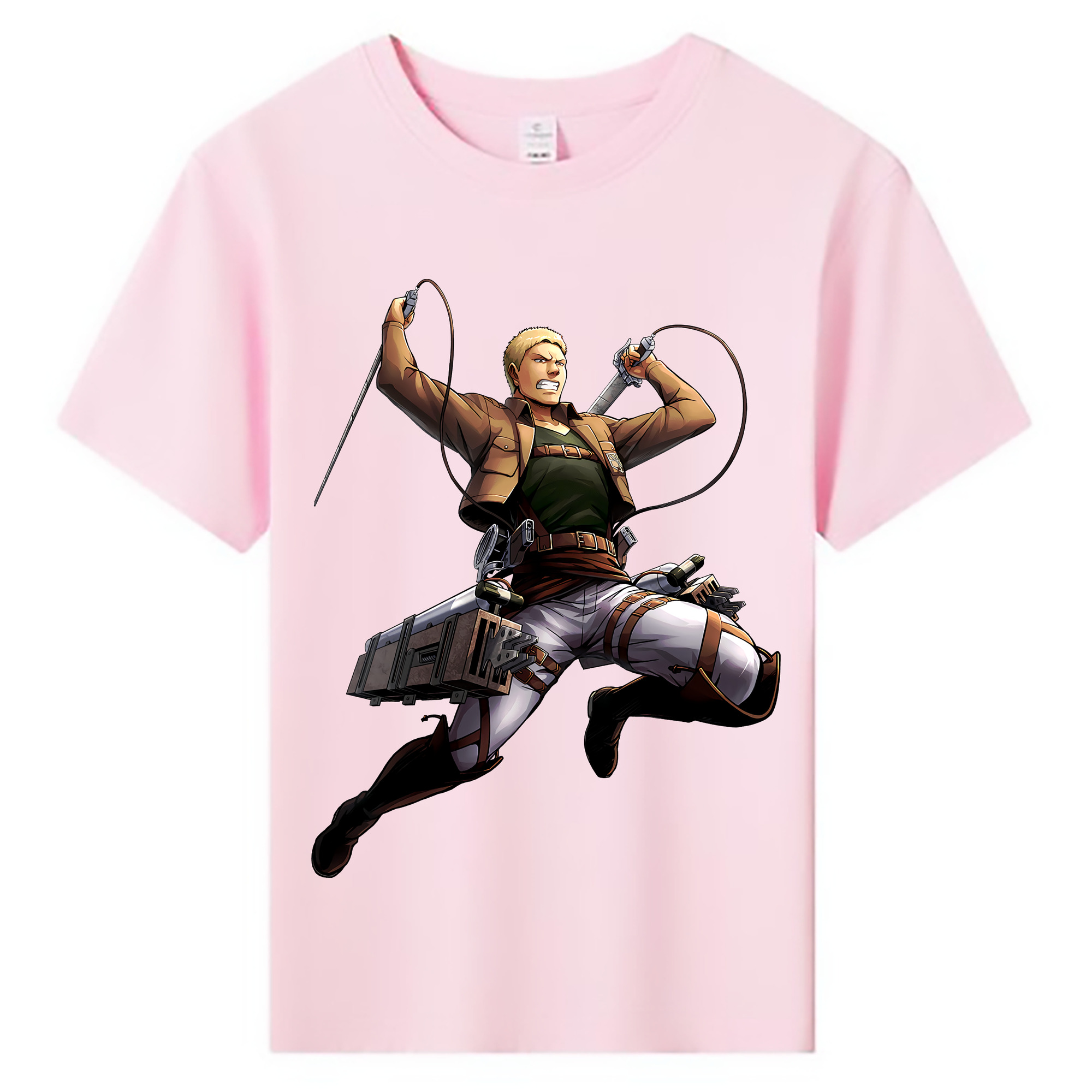 （画像用） 進撃の巨人 ライナー・ブラウン Attack on Titan Reiner Braun 綿100％キッズTシャツ（フロントプリント）