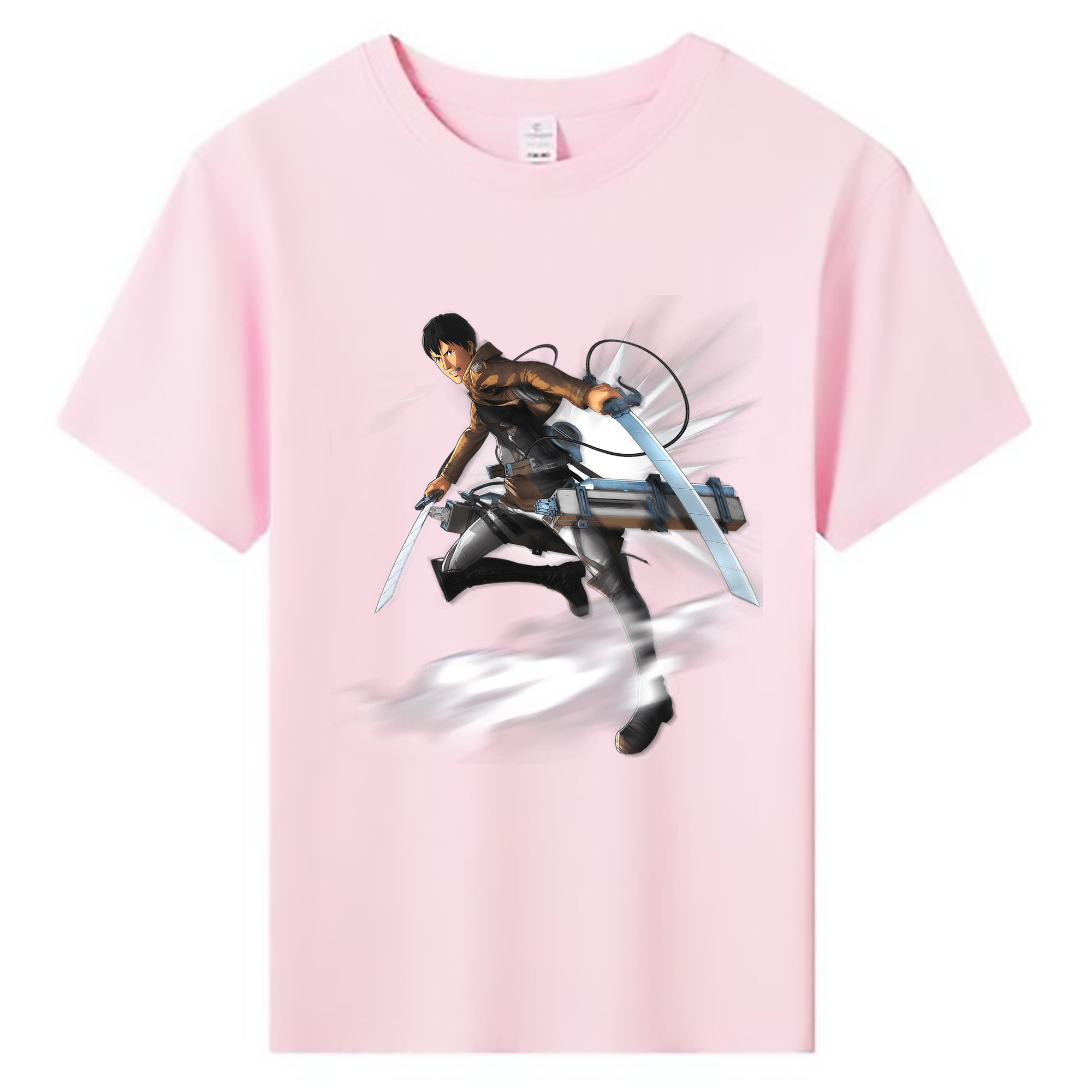 （画像用） 進撃の巨人 ベルトルト・フーバー Attack on Titan Bertholdt Hoover 綿100％キッズTシャツ（フロントプリント）