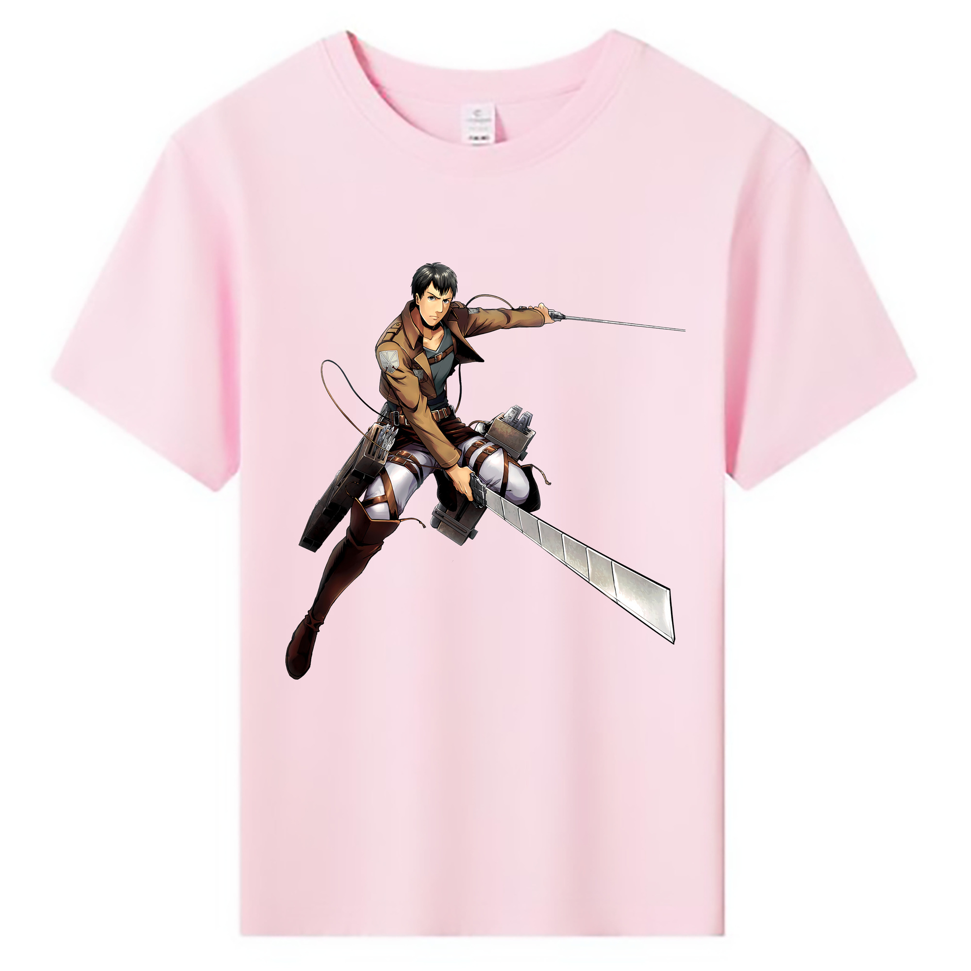 （画像用） 進撃の巨人 ベルトルト・フーバー Attack on Titan Bertholdt Hoover 綿100％キッズTシャツ（フロントプリント）