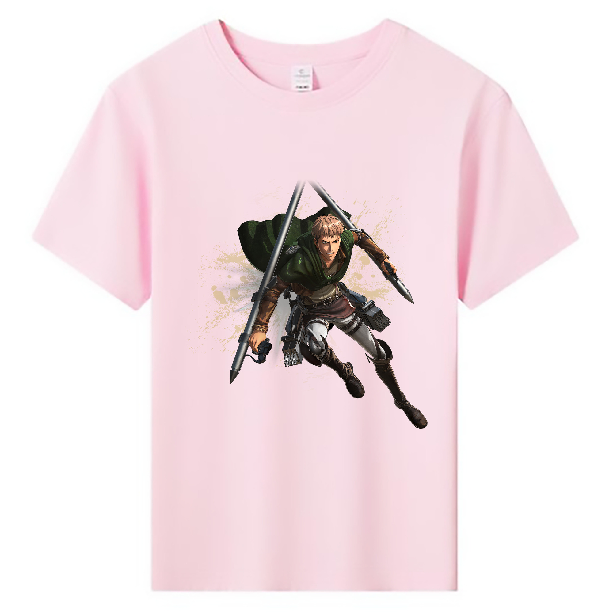 （画像用） 進撃の巨人 ジャン・キルシュタイン Attack on Titan Jean Kirstein 綿100％キッズTシャツ（フロントプリント）