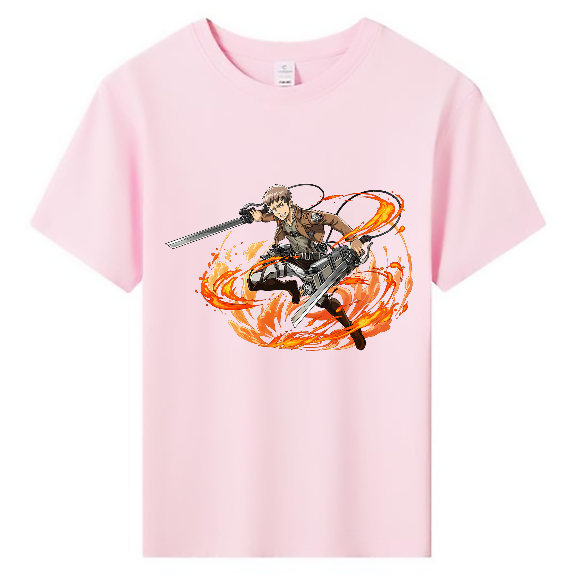 （画像用） 進撃の巨人 ジャン・キルシュタイン Attack on Titan Jean Kirstein 綿100％キッズTシャツ（フロントプリント）