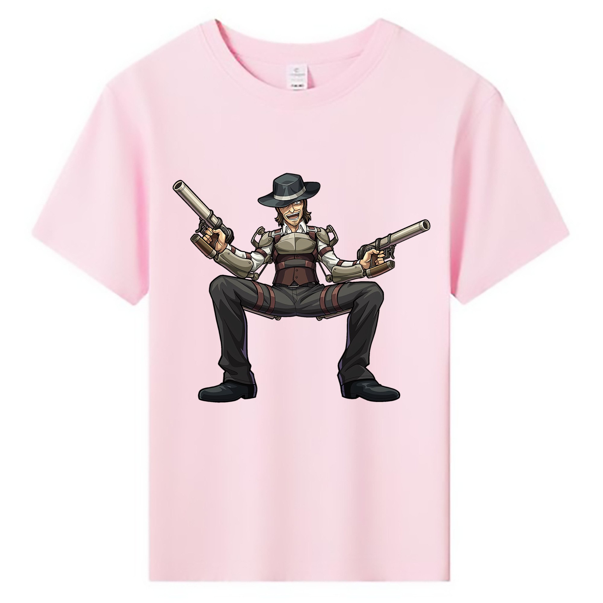 （画像用） 進撃の巨人 ケニー·アッカーマン Attack on Titan Kenny Ackerman 綿100％キッズTシャツ（フロントプリント）