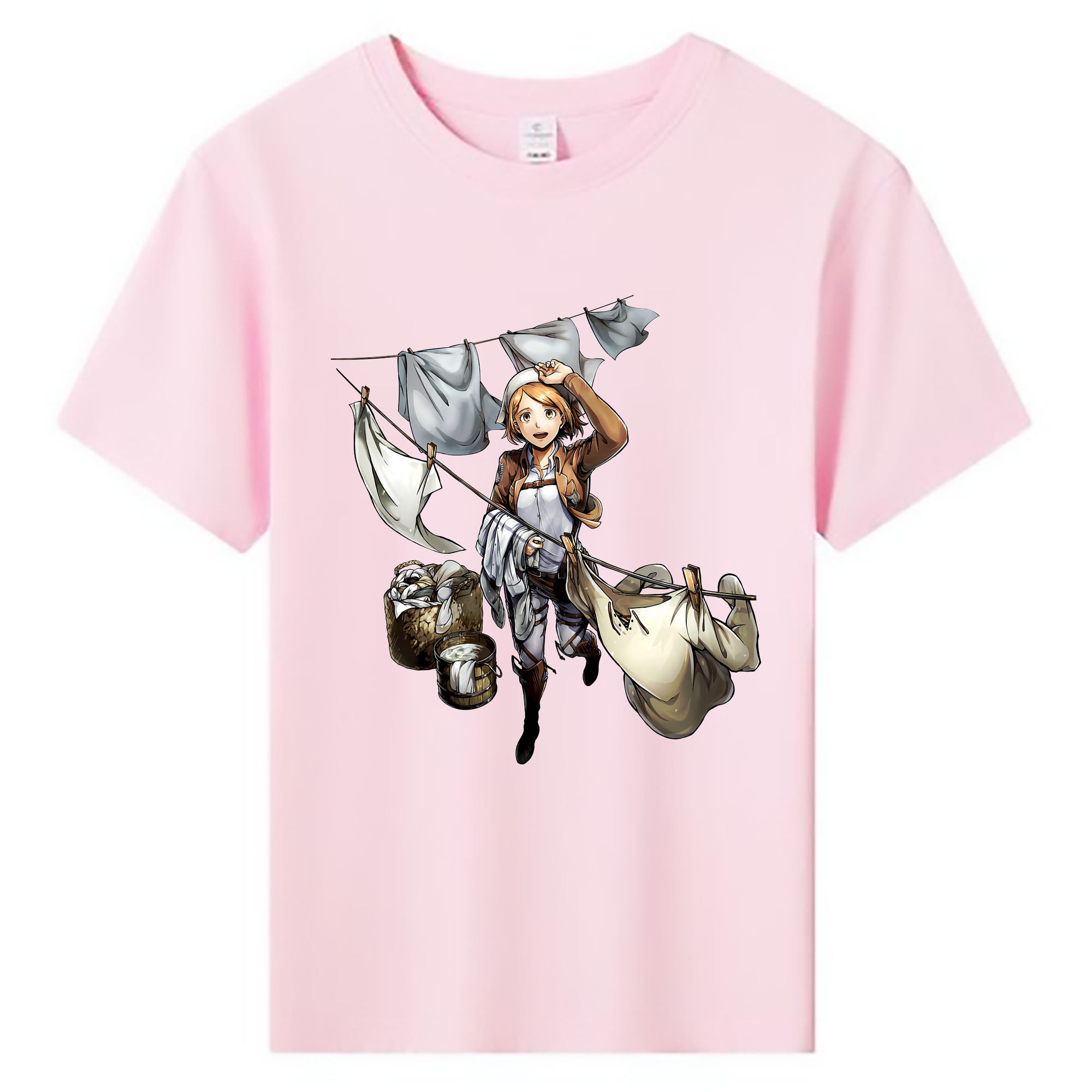 （画像用） 進撃の巨人 ペトラ·ラル Attack on Titan Petra Rall 綿100％キッズTシャツ（フロントプリント）