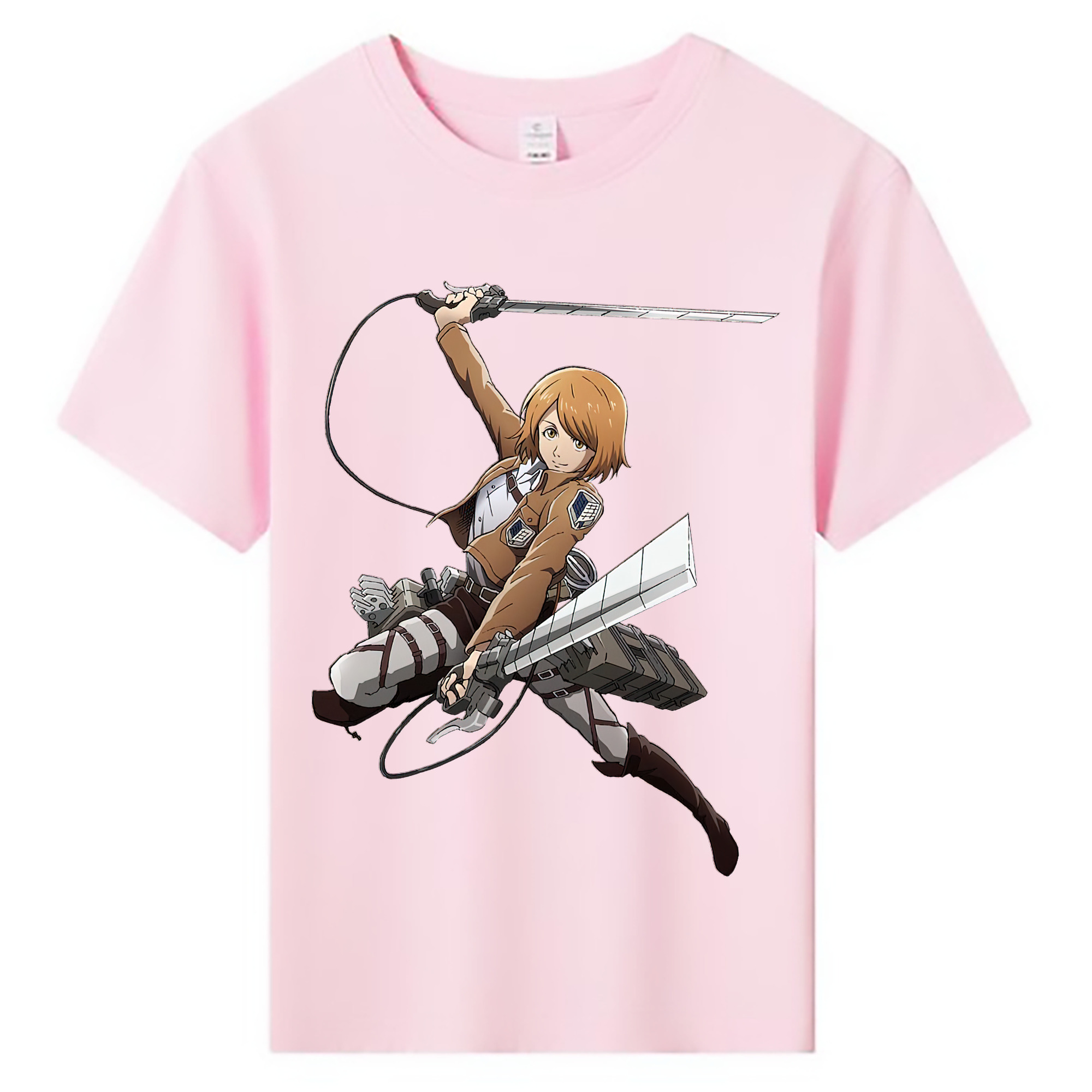 （画像用） 進撃の巨人 ペトラ·ラル Attack on Titan Petra Rall 綿100％キッズTシャツ（フロントプリント）