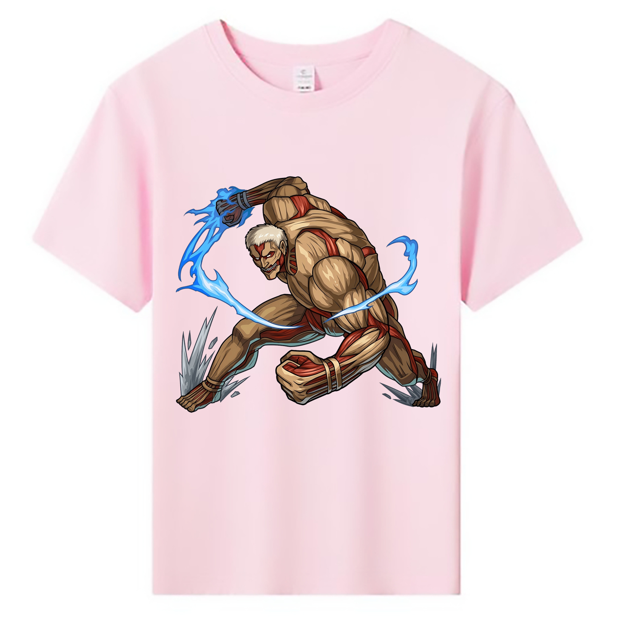 （画像用） 進撃の巨人 Attack on Titan 綿100％キッズTシャツ（フロントプリント）