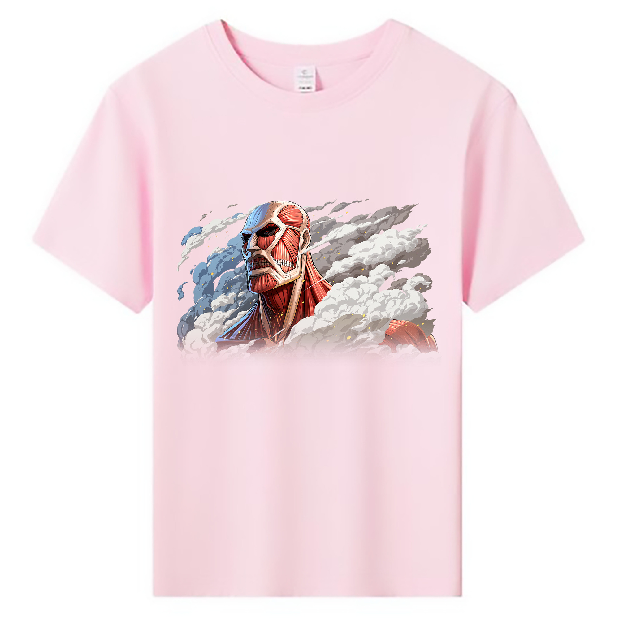 （画像用） 進撃の巨人 Attack on Titan 綿100％キッズTシャツ（フロントプリント）