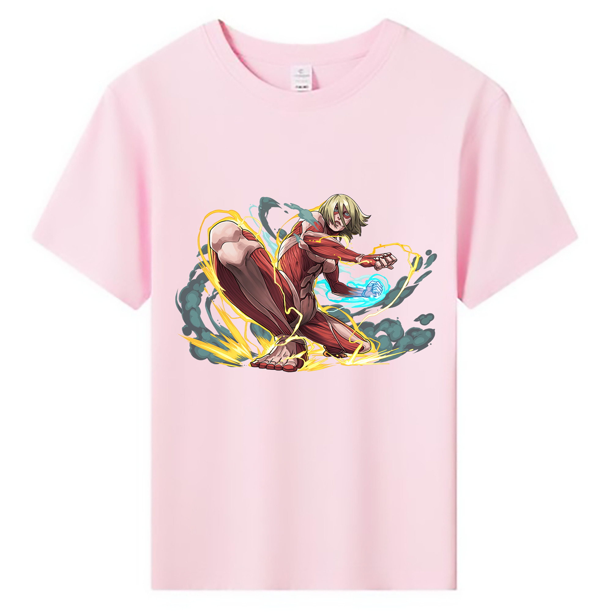 （画像用） 進撃の巨人 Attack on Titan 綿100％キッズTシャツ（フロントプリント）