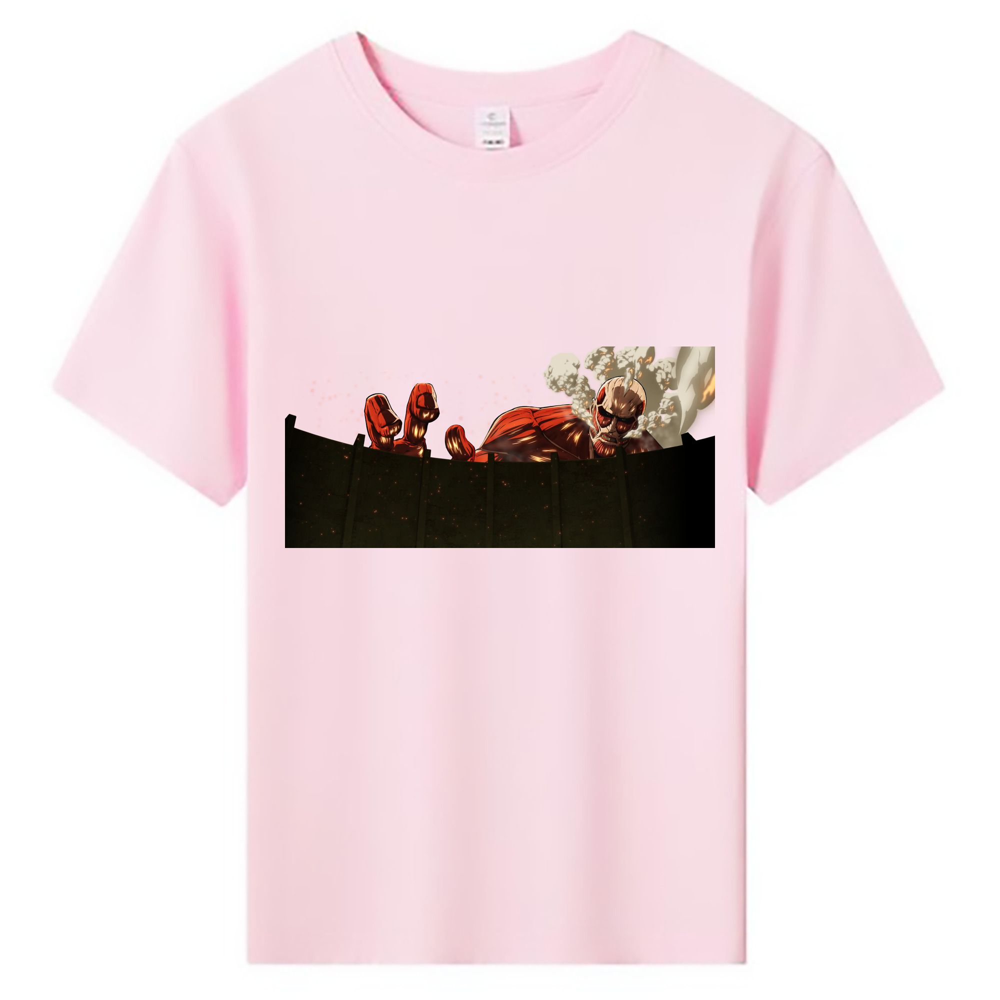 （画像用） 進撃の巨人 Attack on Titan 綿100％キッズTシャツ（フロントプリント）