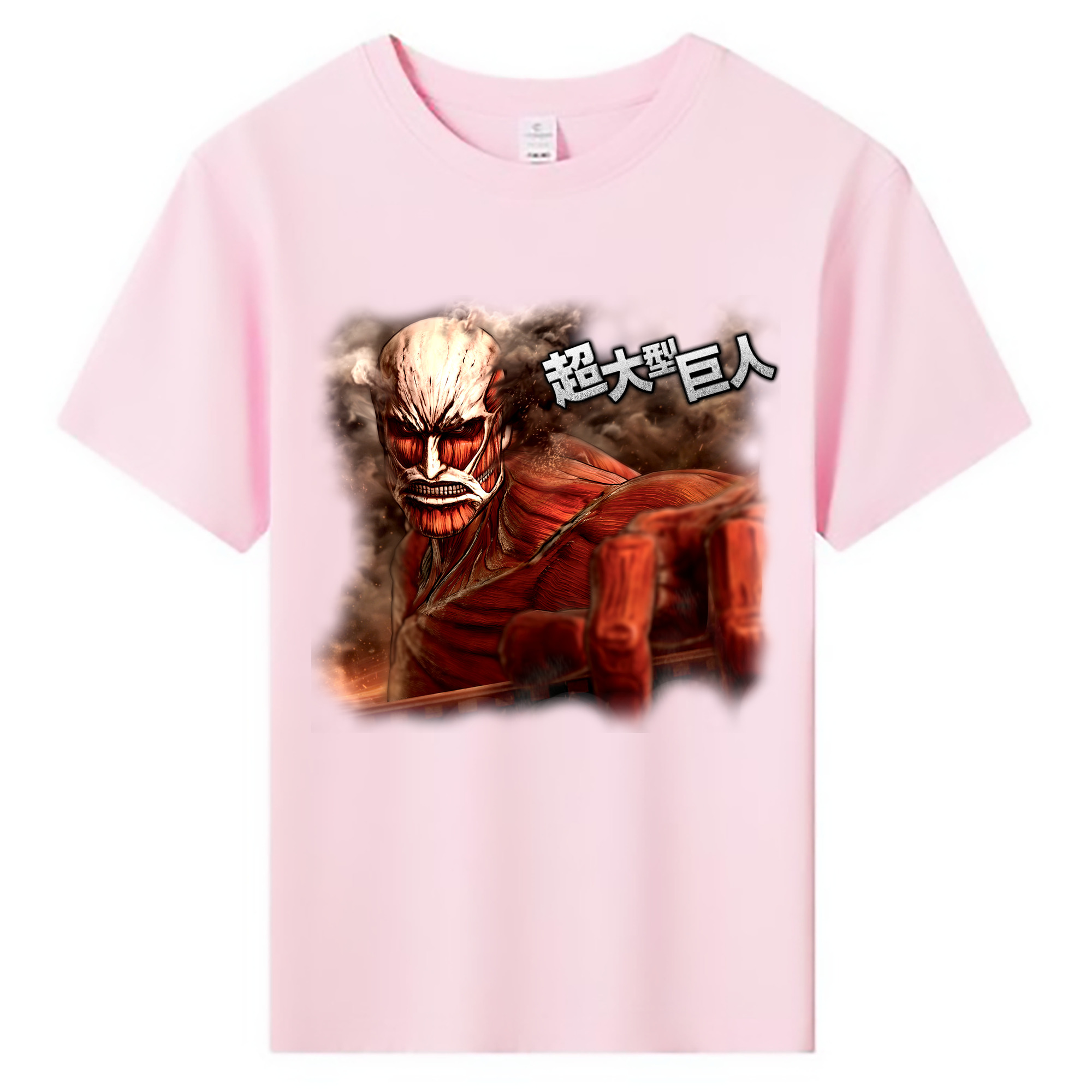 （画像用） 進撃の巨人 Attack on Titan 綿100％キッズTシャツ（フロントプリント）