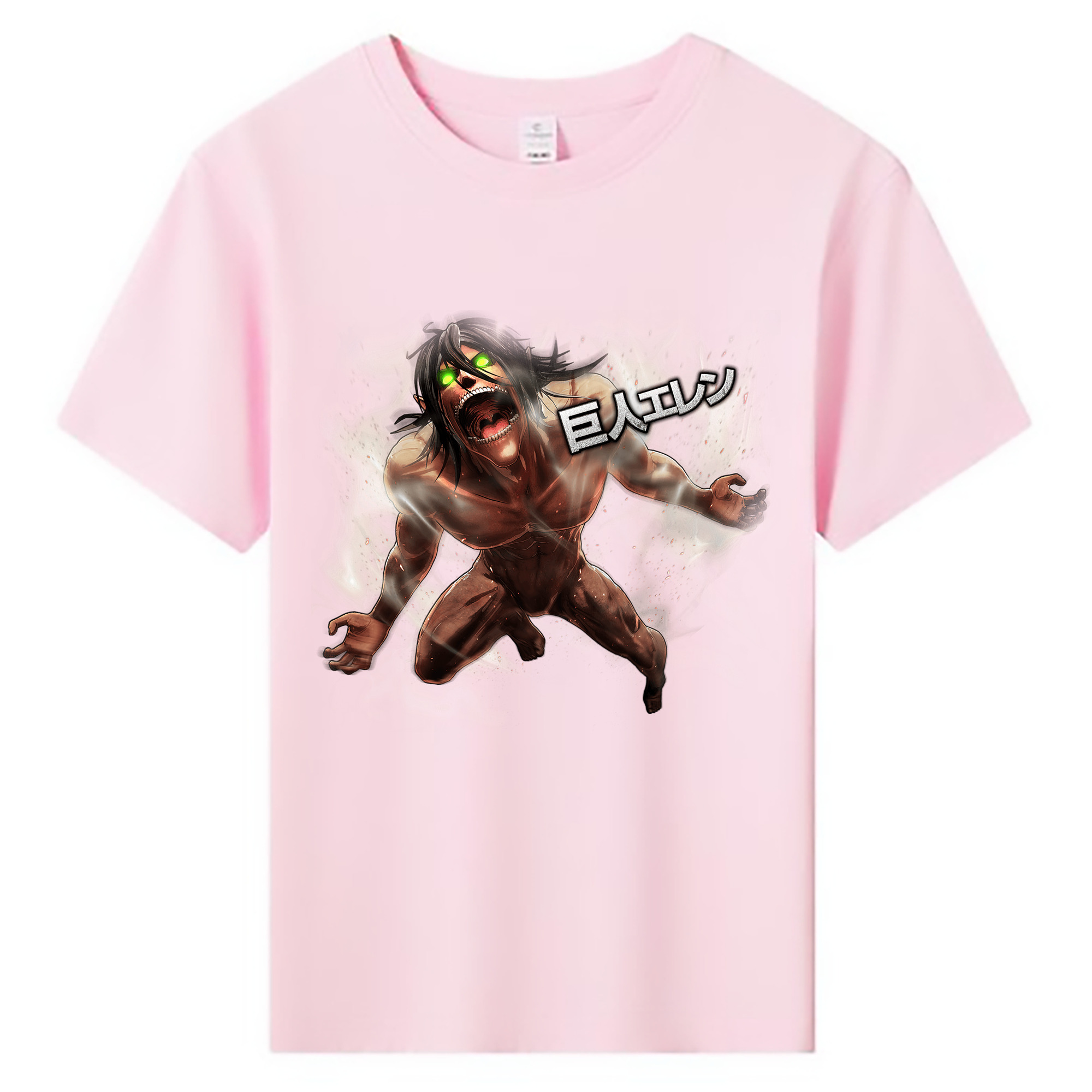 （画像用） 進撃の巨人 Attack on Titan 綿100％キッズTシャツ（フロントプリント）