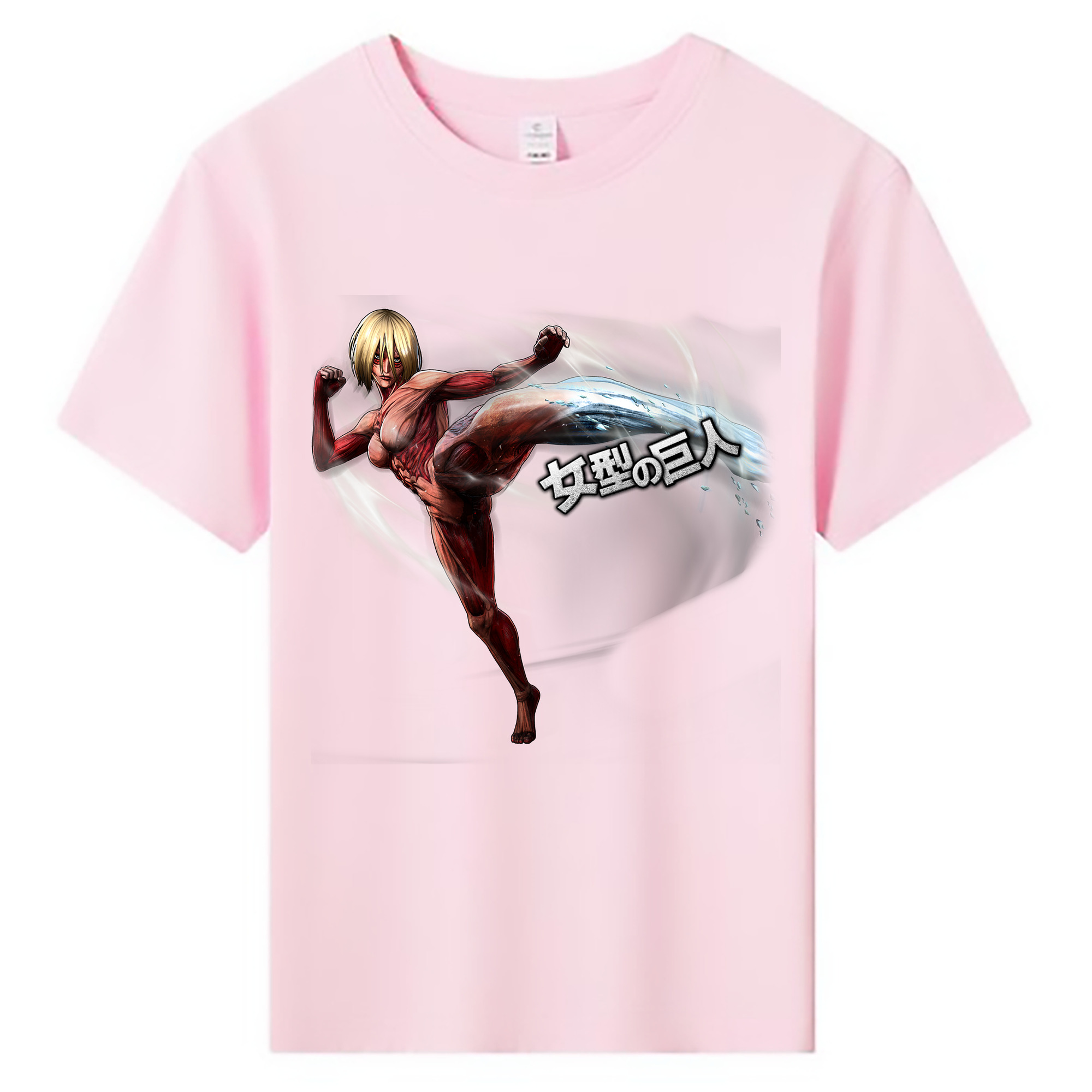 （画像用） 進撃の巨人 Attack on Titan 綿100％キッズTシャツ（フロントプリント）