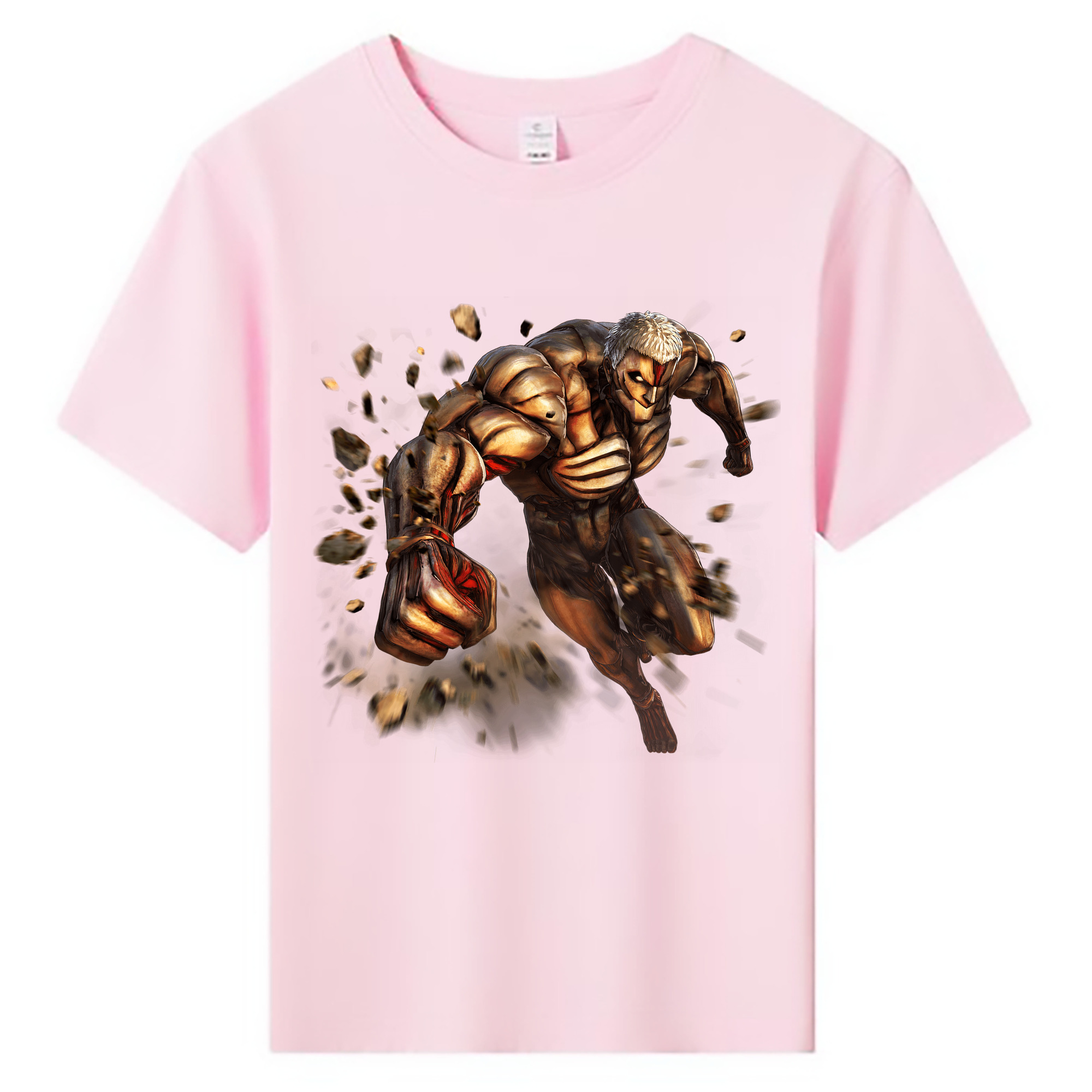 （画像用） 進撃の巨人 Attack on Titan 綿100％キッズTシャツ（フロントプリント）
