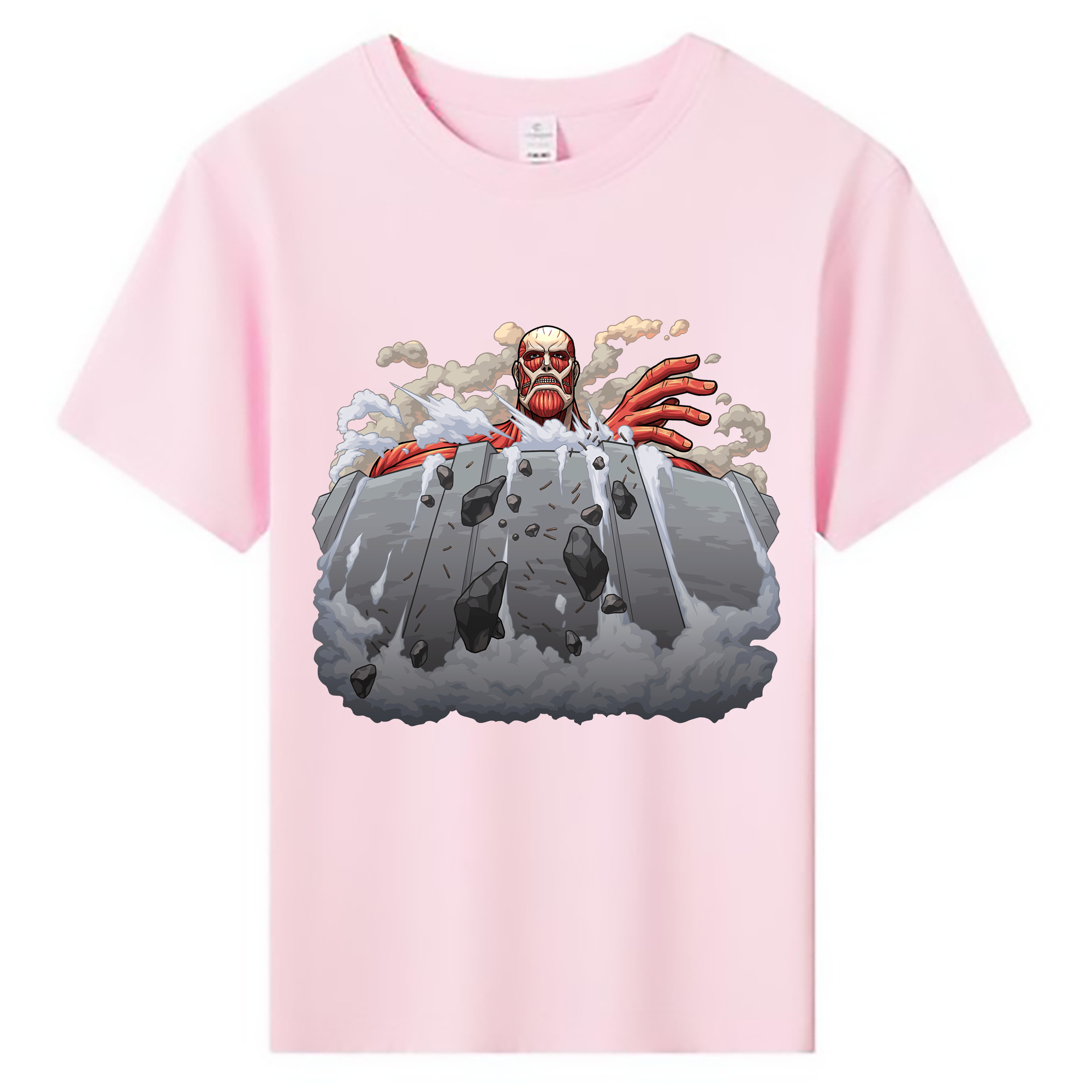 （画像用） 進撃の巨人 Attack on Titan 綿100％キッズTシャツ（フロントプリント）