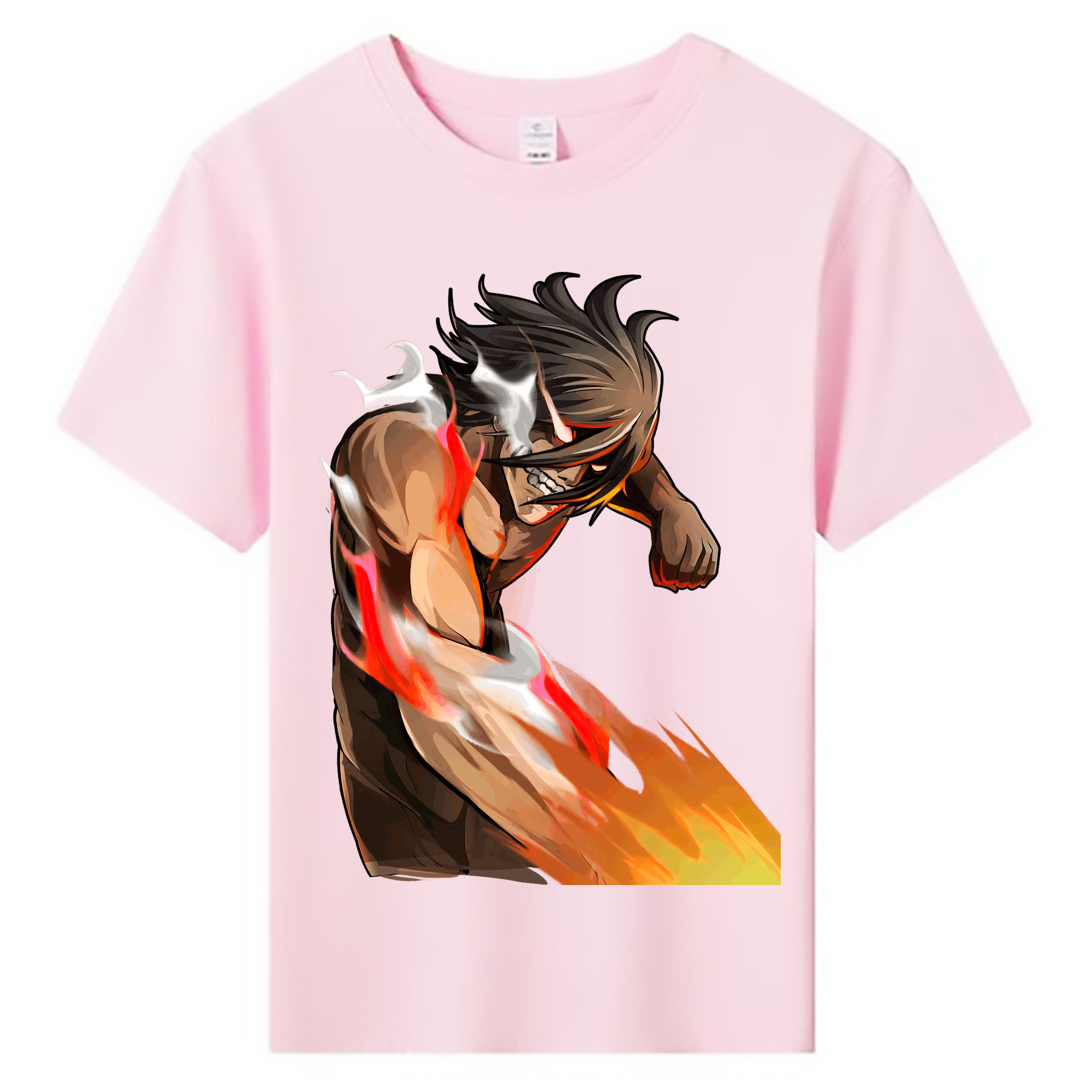 （画像用） 進撃の巨人 Attack on Titan 綿100％キッズTシャツ（フロントプリント）