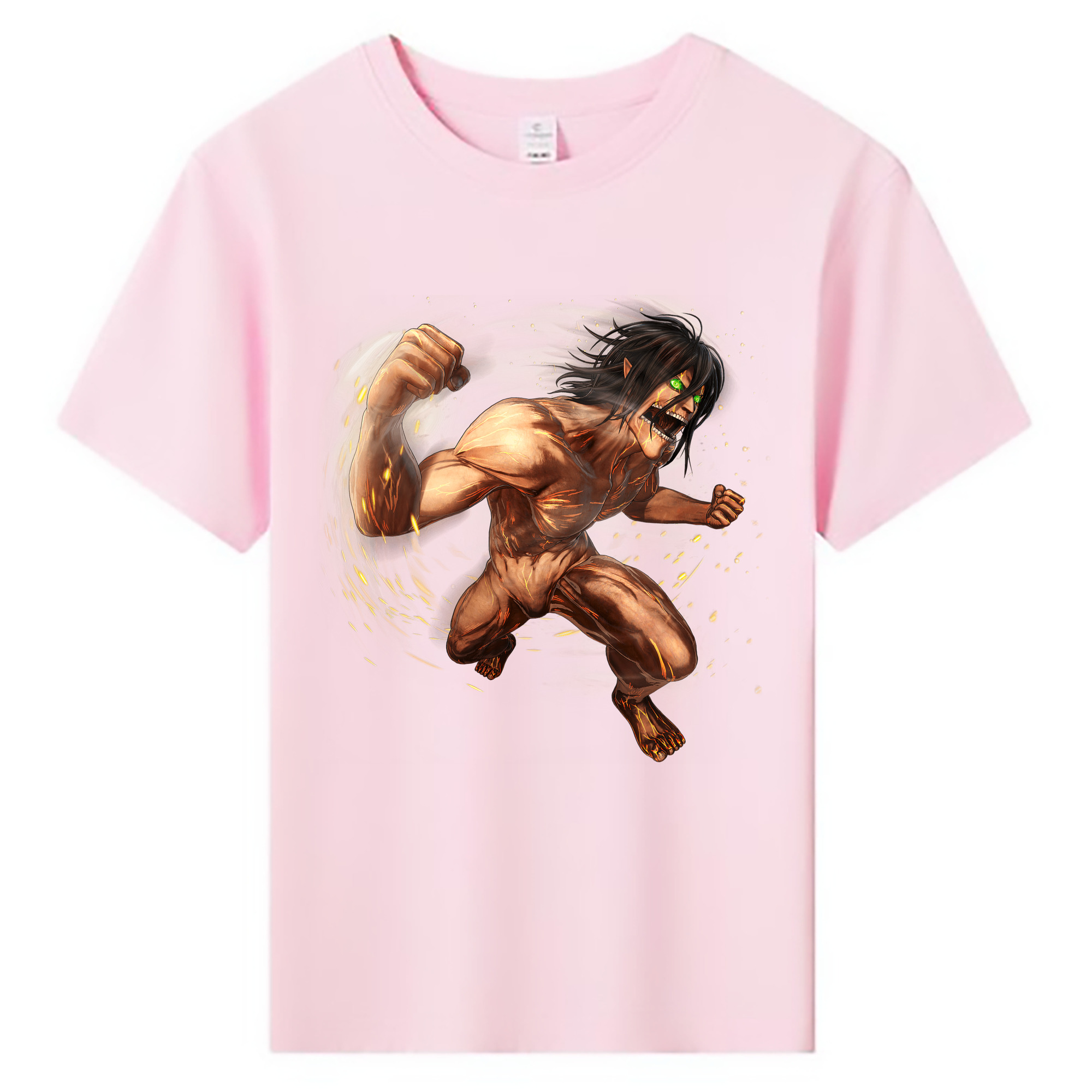 （画像用） 進撃の巨人 Attack on Titan 綿100％キッズTシャツ（フロントプリント）